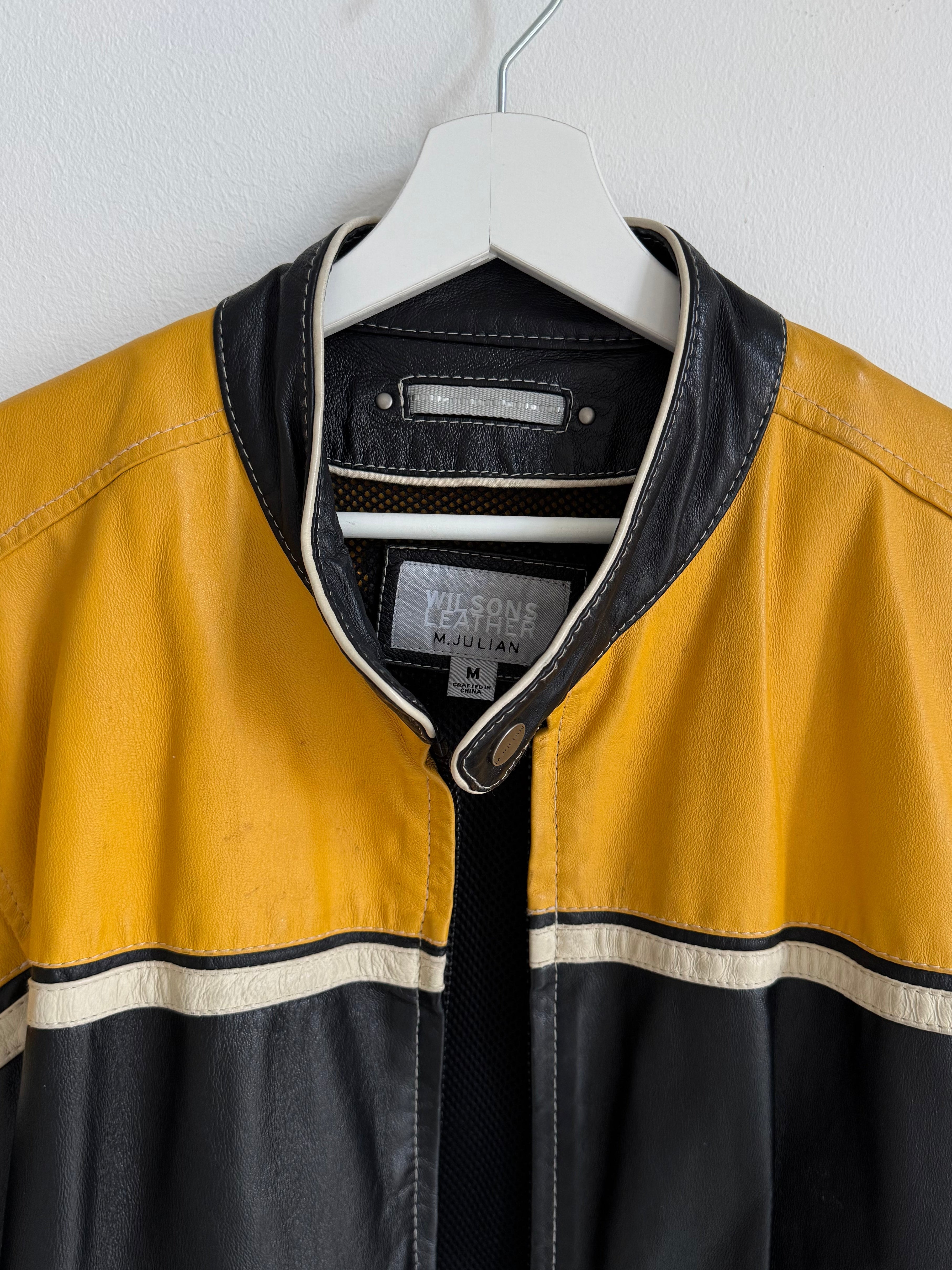 VINTAGE RACING LEATHER JACKET