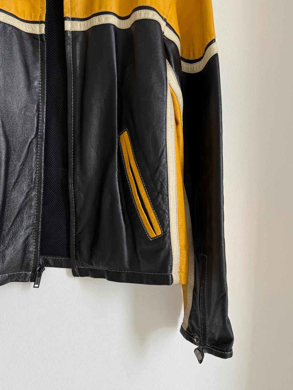 VINTAGE RACING LEATHER JACKET