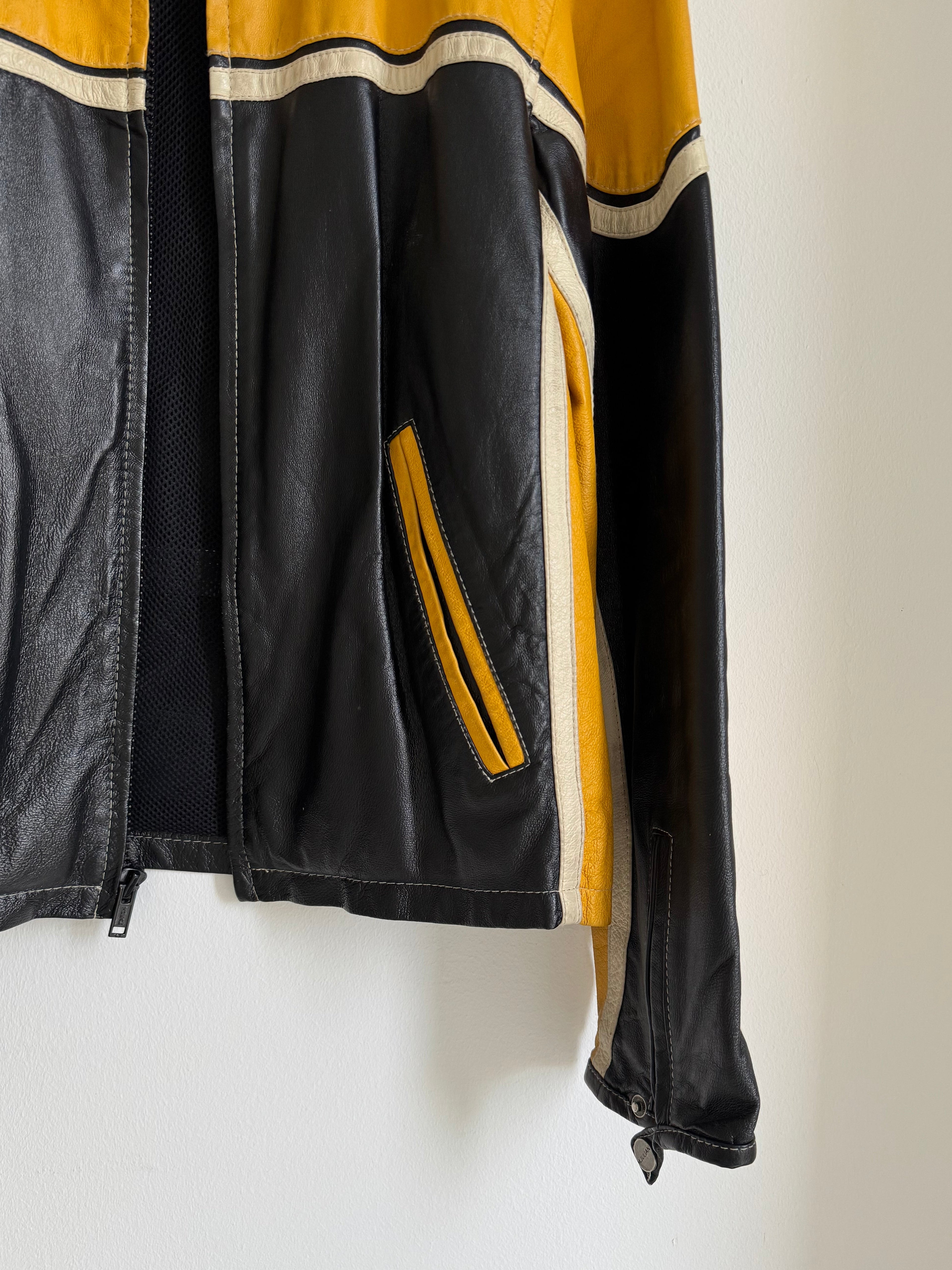 VINTAGE RACING LEATHER JACKET