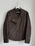 John Varvatos Asymmetrical Button Up Jacket