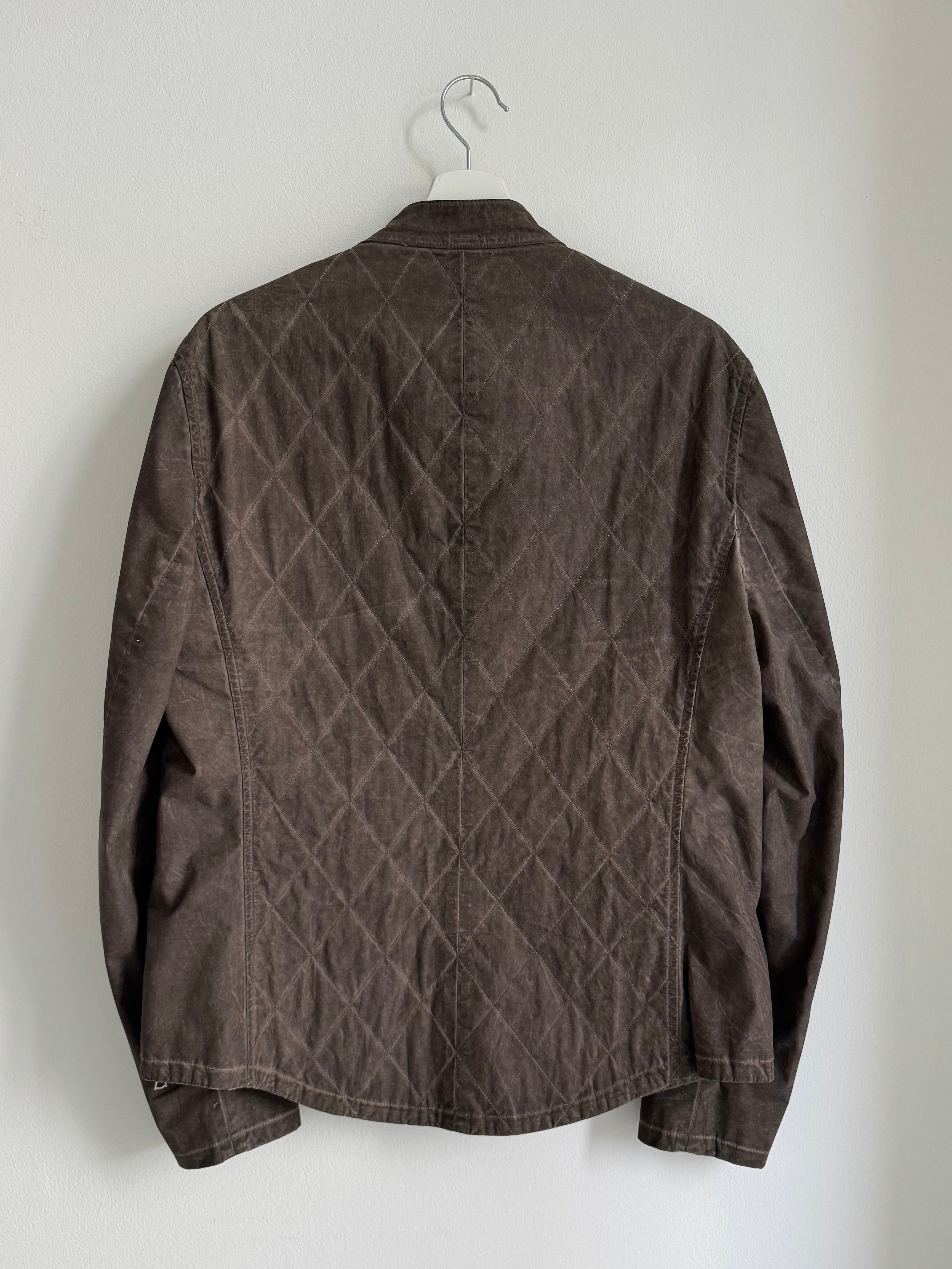 JOHN VARVATOS ASYMETRICAL BUTTON UP JACKET