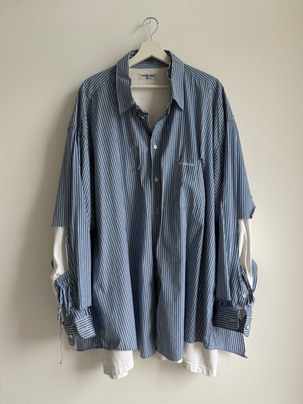 BALENCIAGA DISTRESSED SHIRT