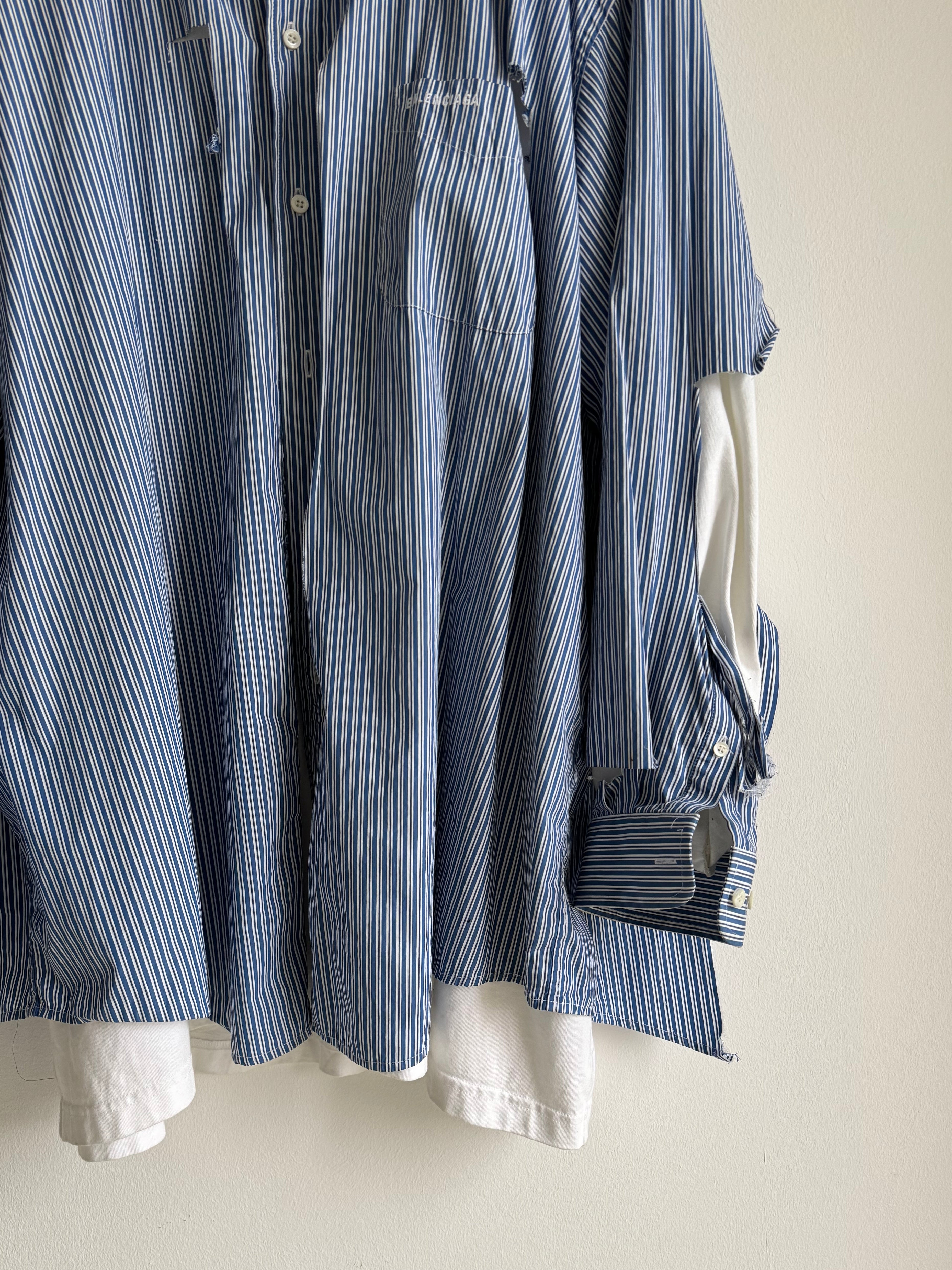 BALENCIAGA DISTRESSED SHIRT