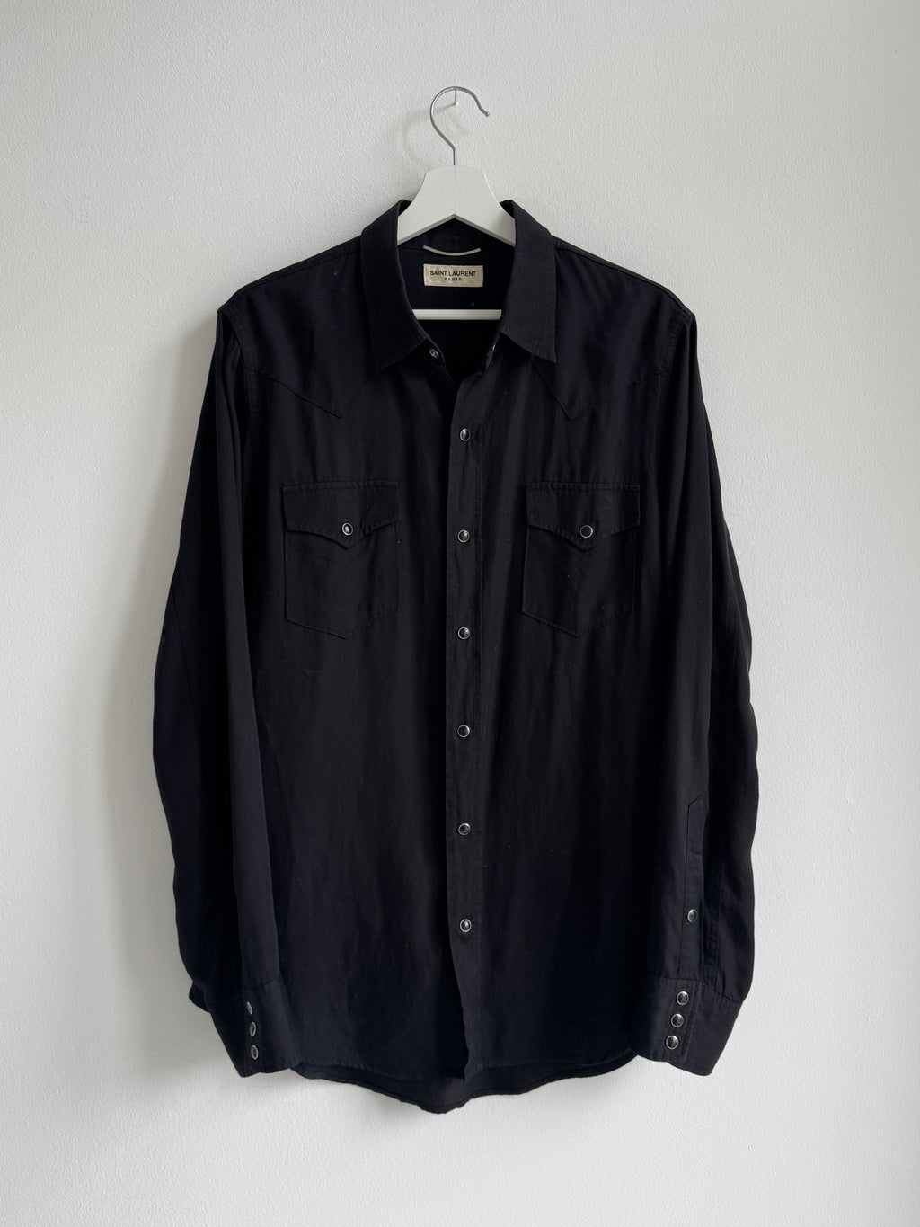 SAINT LAURENT PARIS BUTTON UP SHIRT