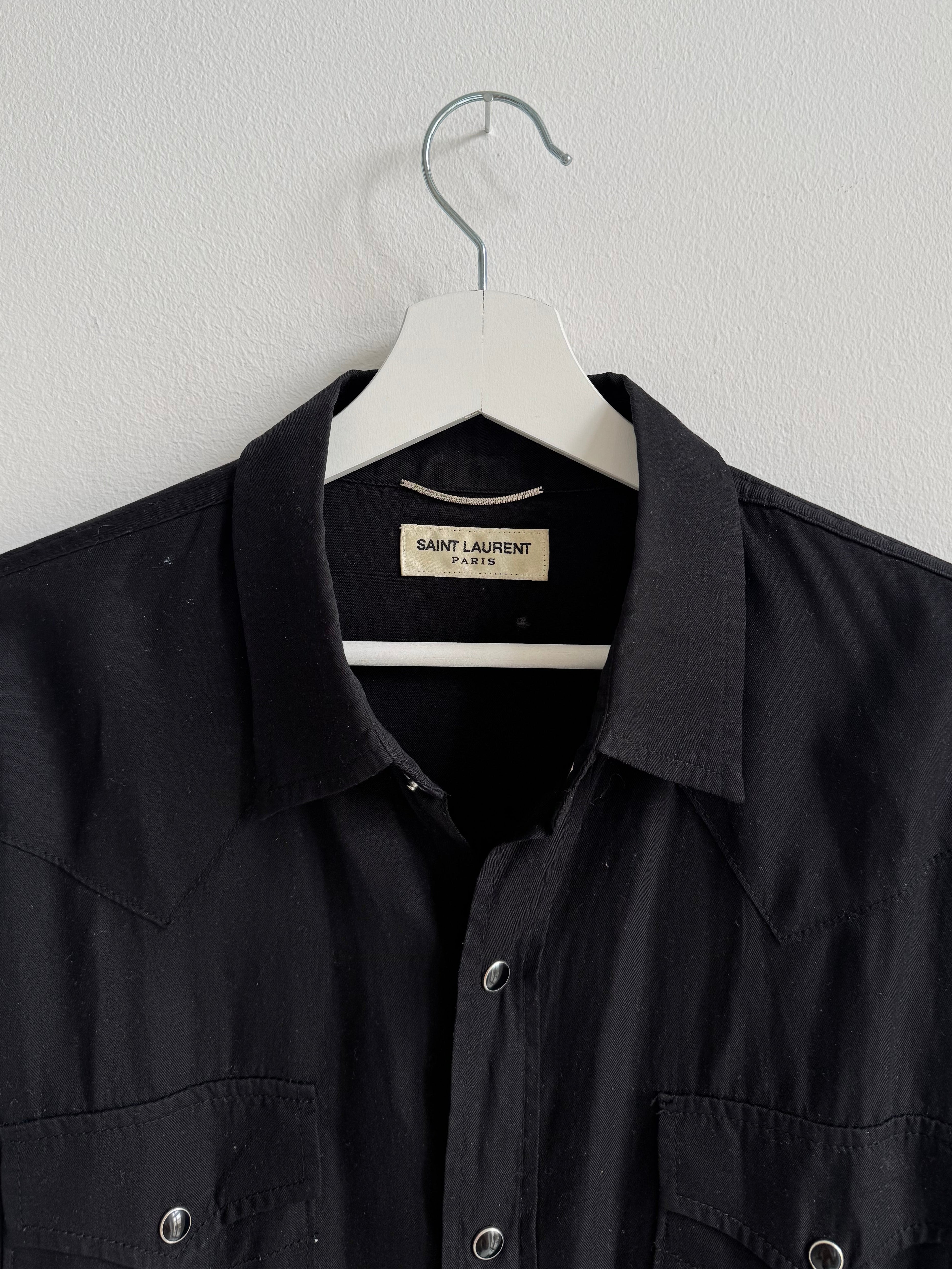 SAINT LAURENT PARIS BUTTON UP SHIRT