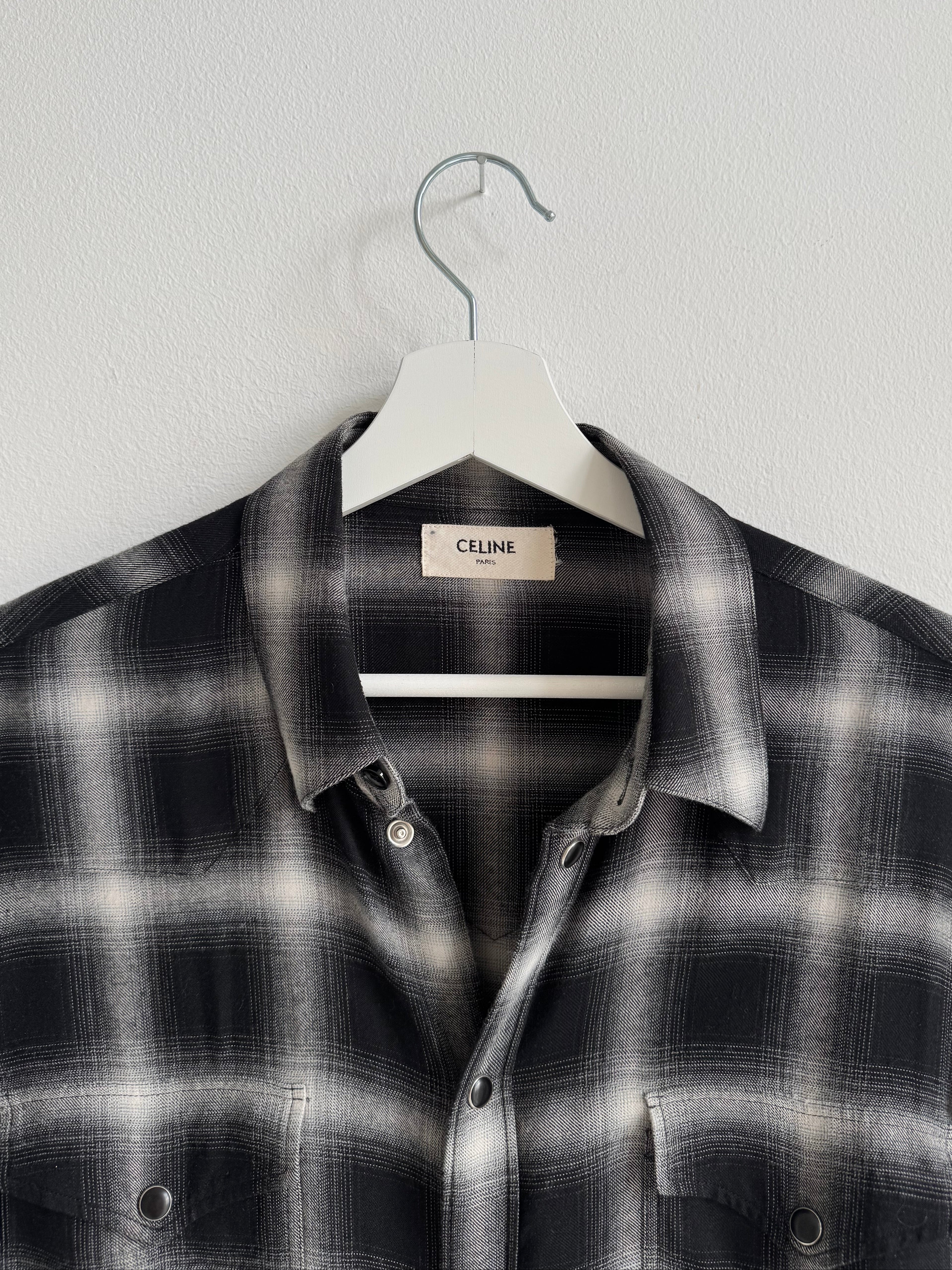 CELINE BUTTON UP FLANNEL