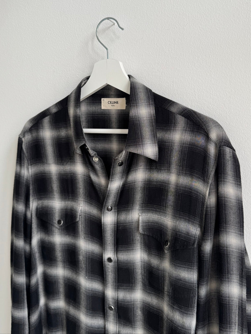CELINE BUTTON UP FLANNEL