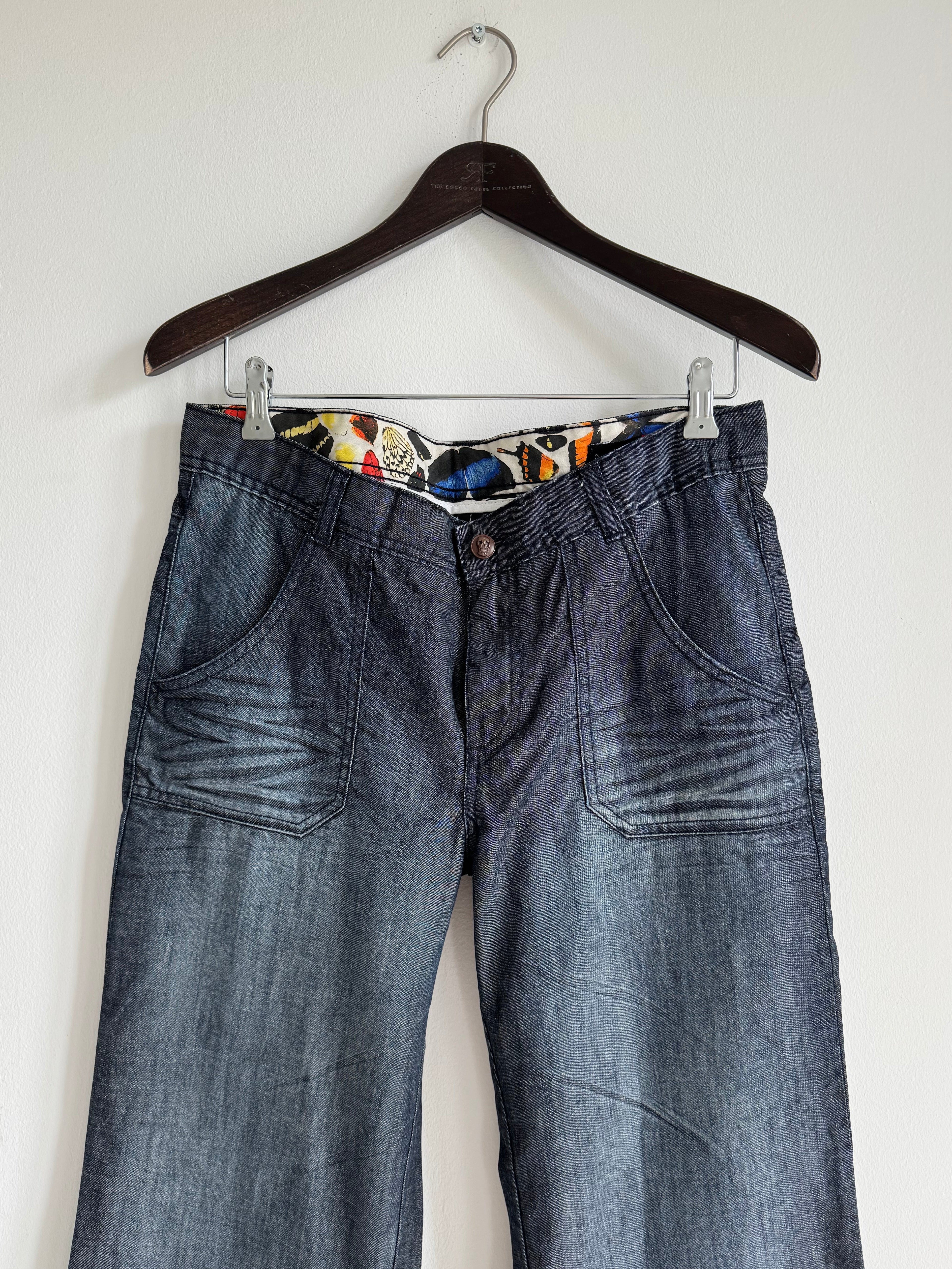 LEVI`S X DAMIEN HIRST FLARE/BOOTCUT PANTS