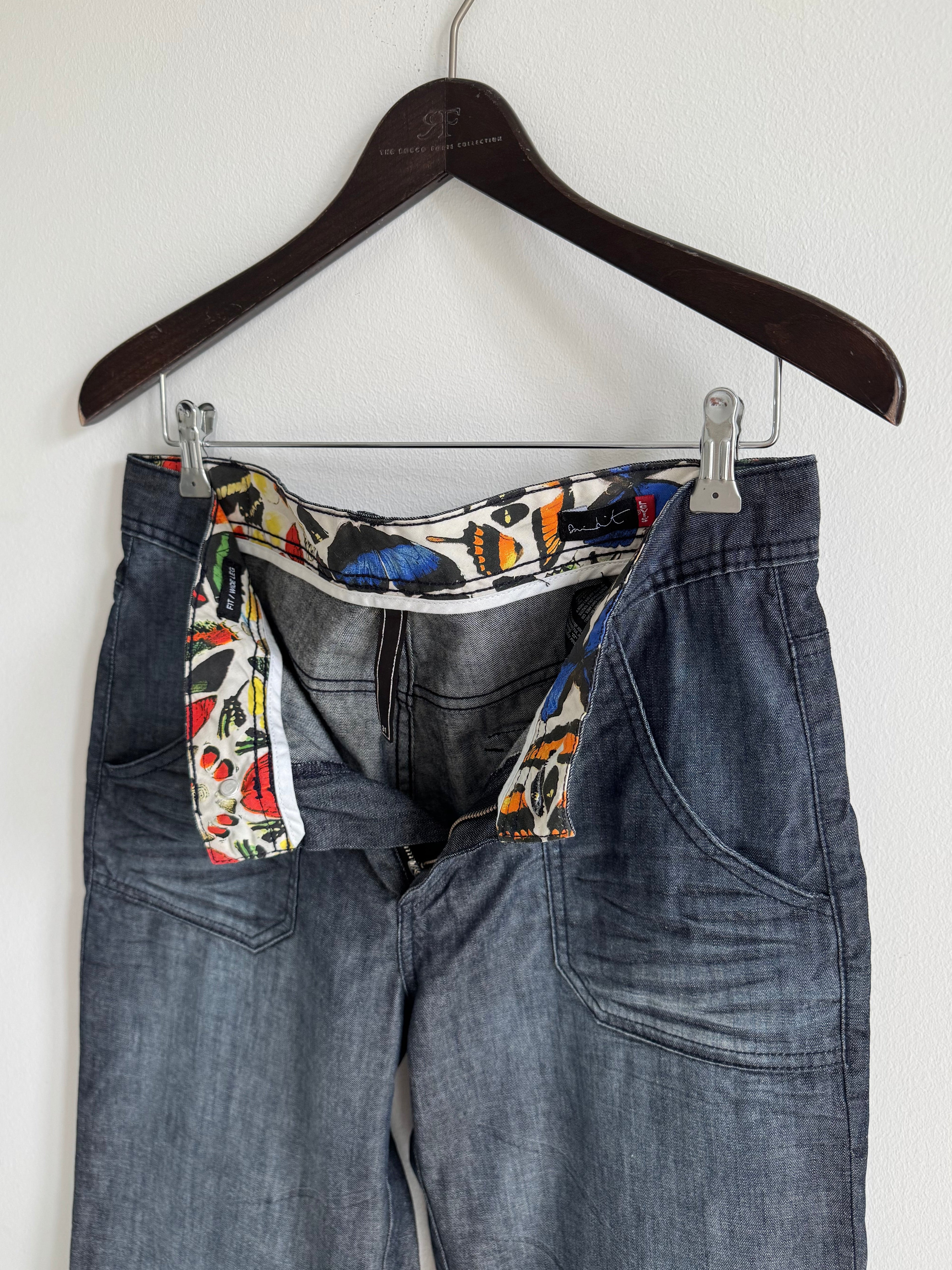 LEVI`S X DAMIEN HIRST FLARE/BOOTCUT PANTS