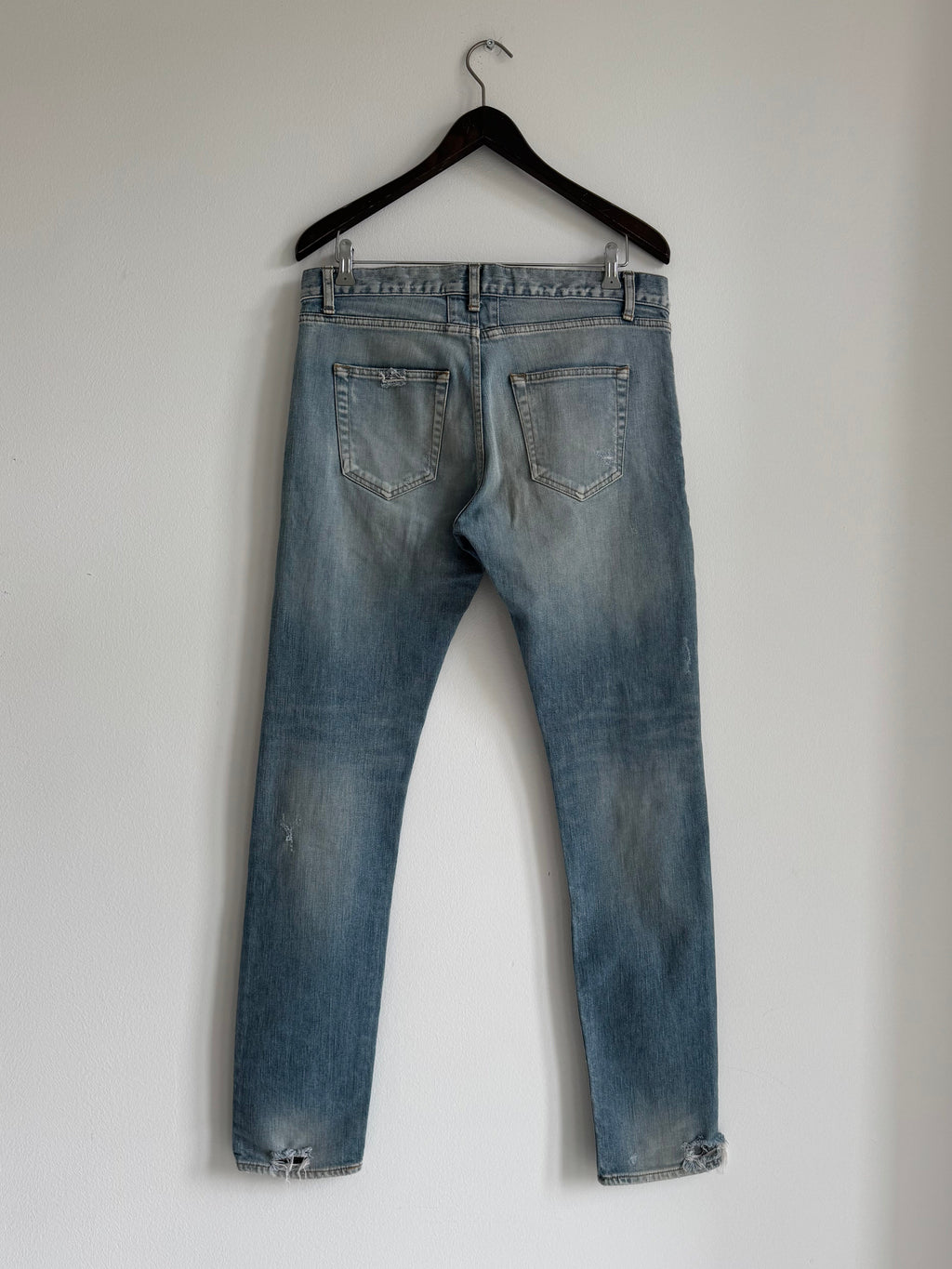 SAINT LAURENT PARIS CRASH DENIM SS15