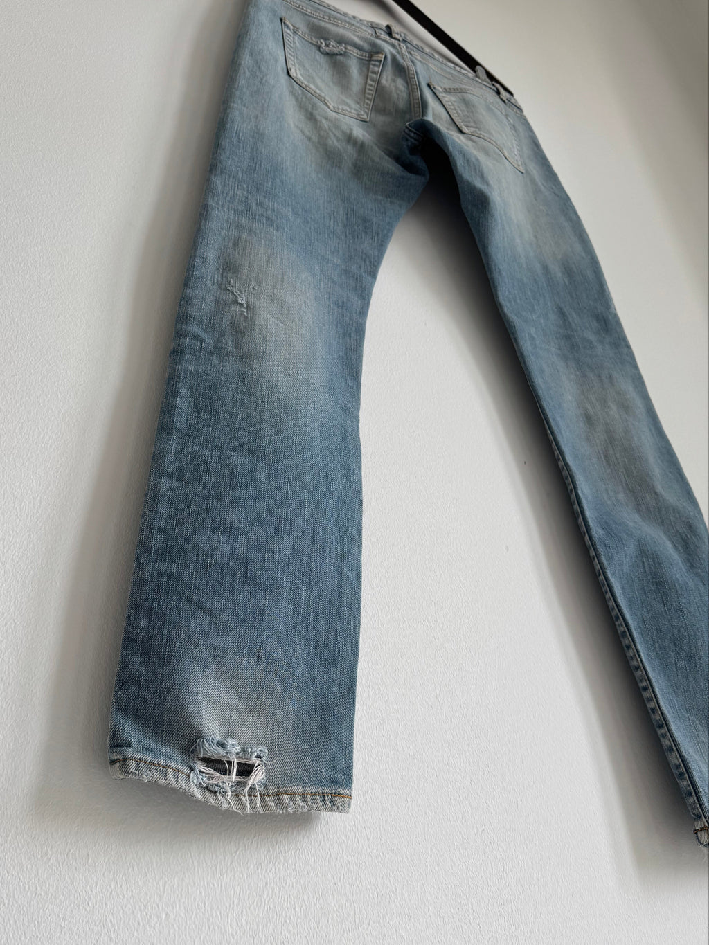 SAINT LAURENT PARIS CRASH DENIM SS15