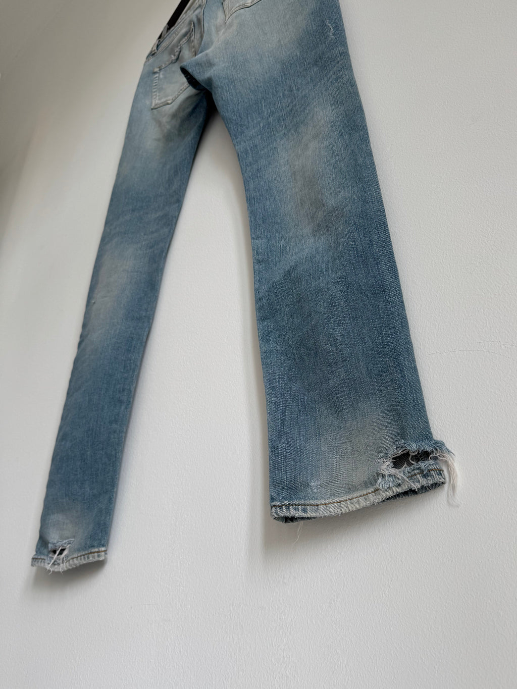 SAINT LAURENT PARIS CRASH DENIM SS15