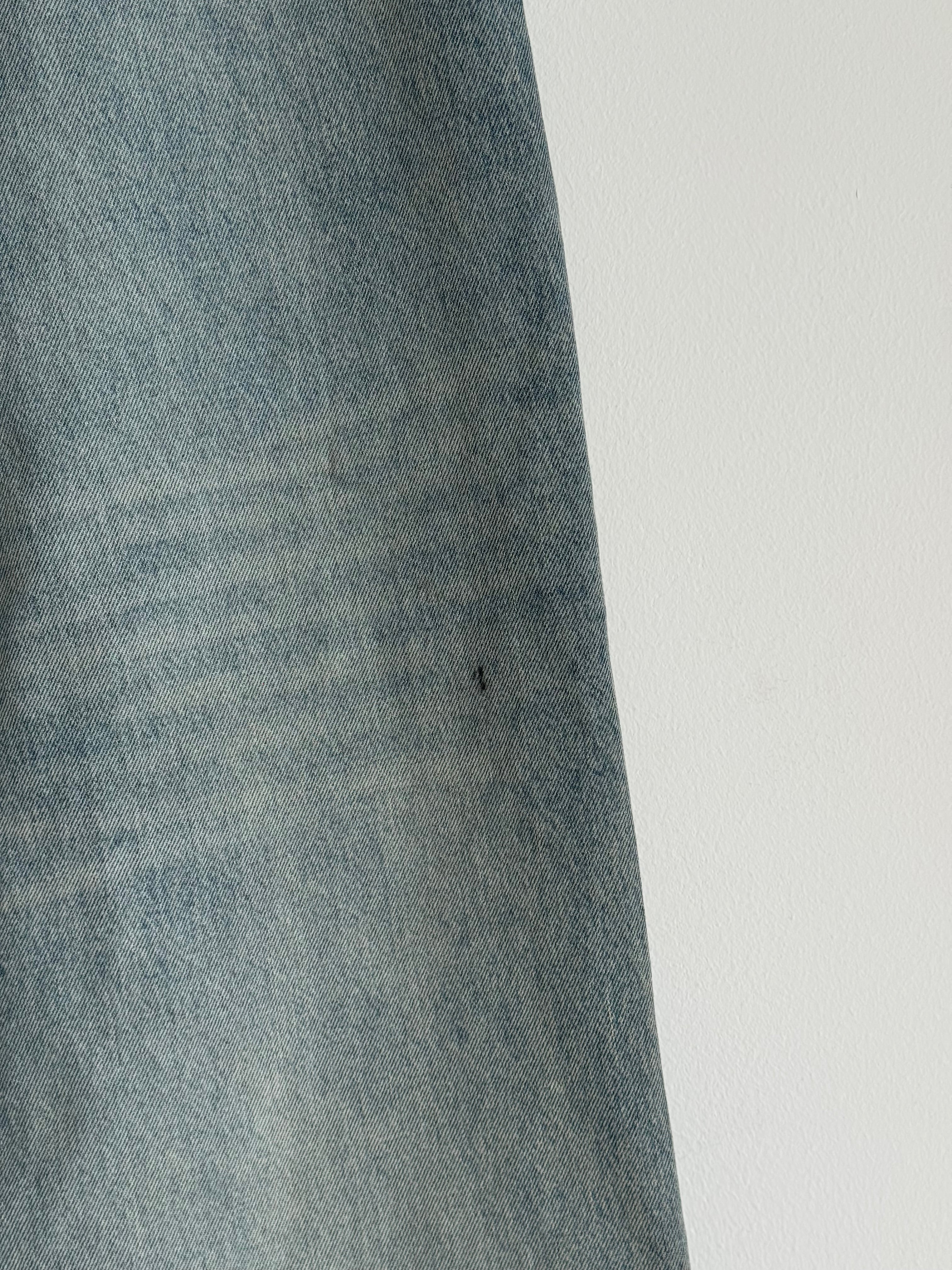 BALENCIAGA WIDE LEG BAGGY JEANS SS22