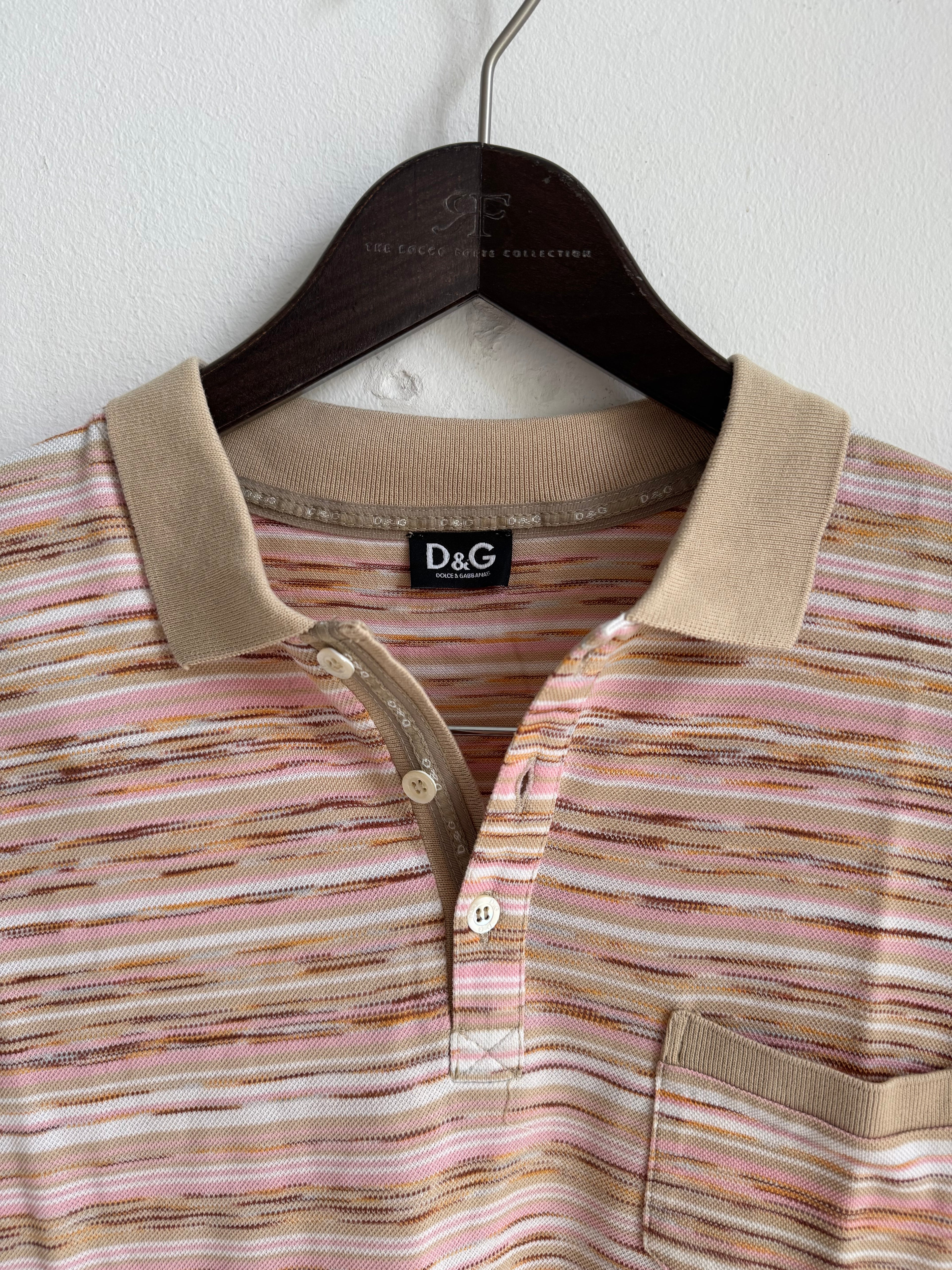 VINTAGE D&G "MULTICOLOR" POLO SHIRT