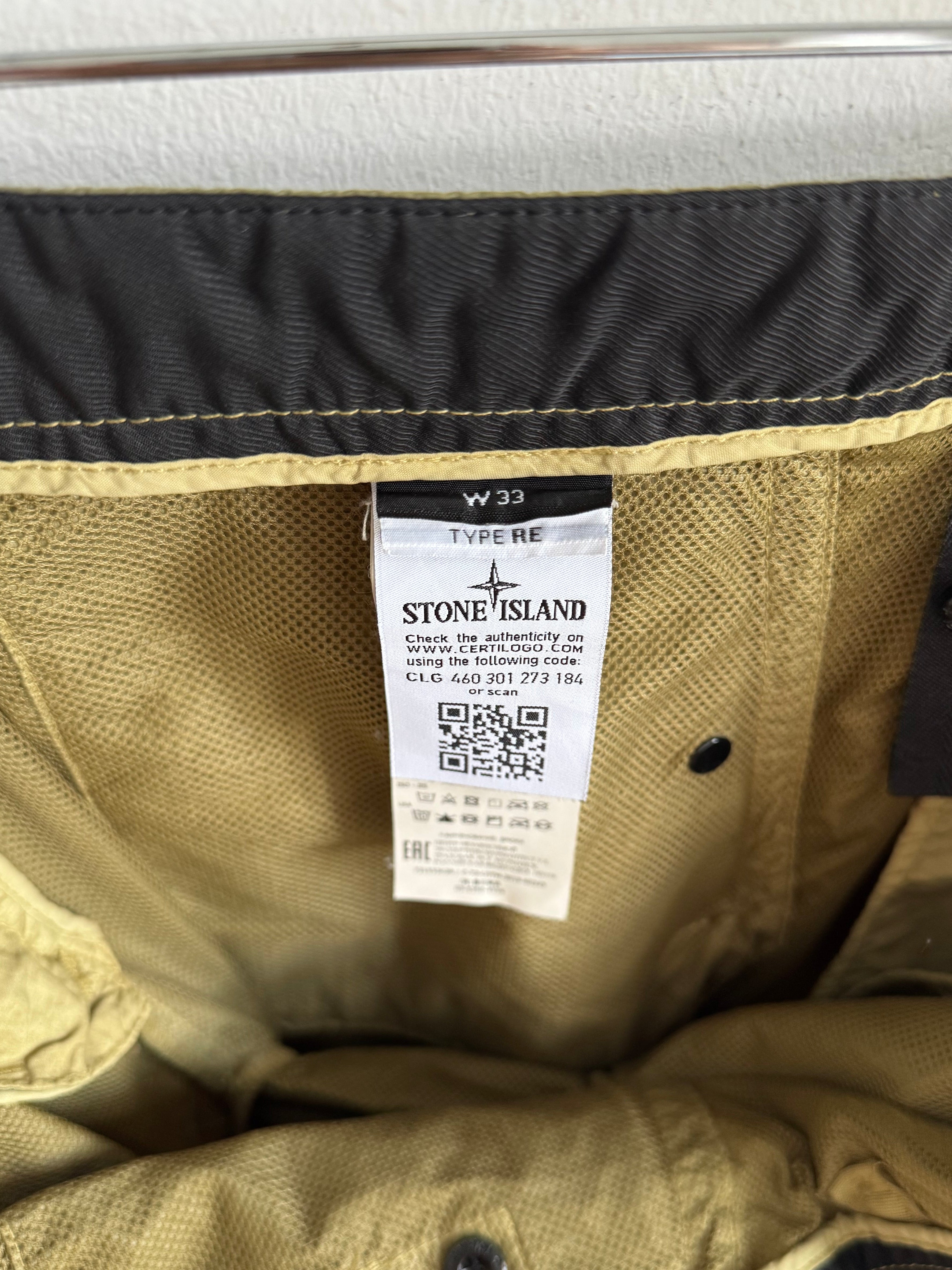STONE ISLAND NYLON PANTS