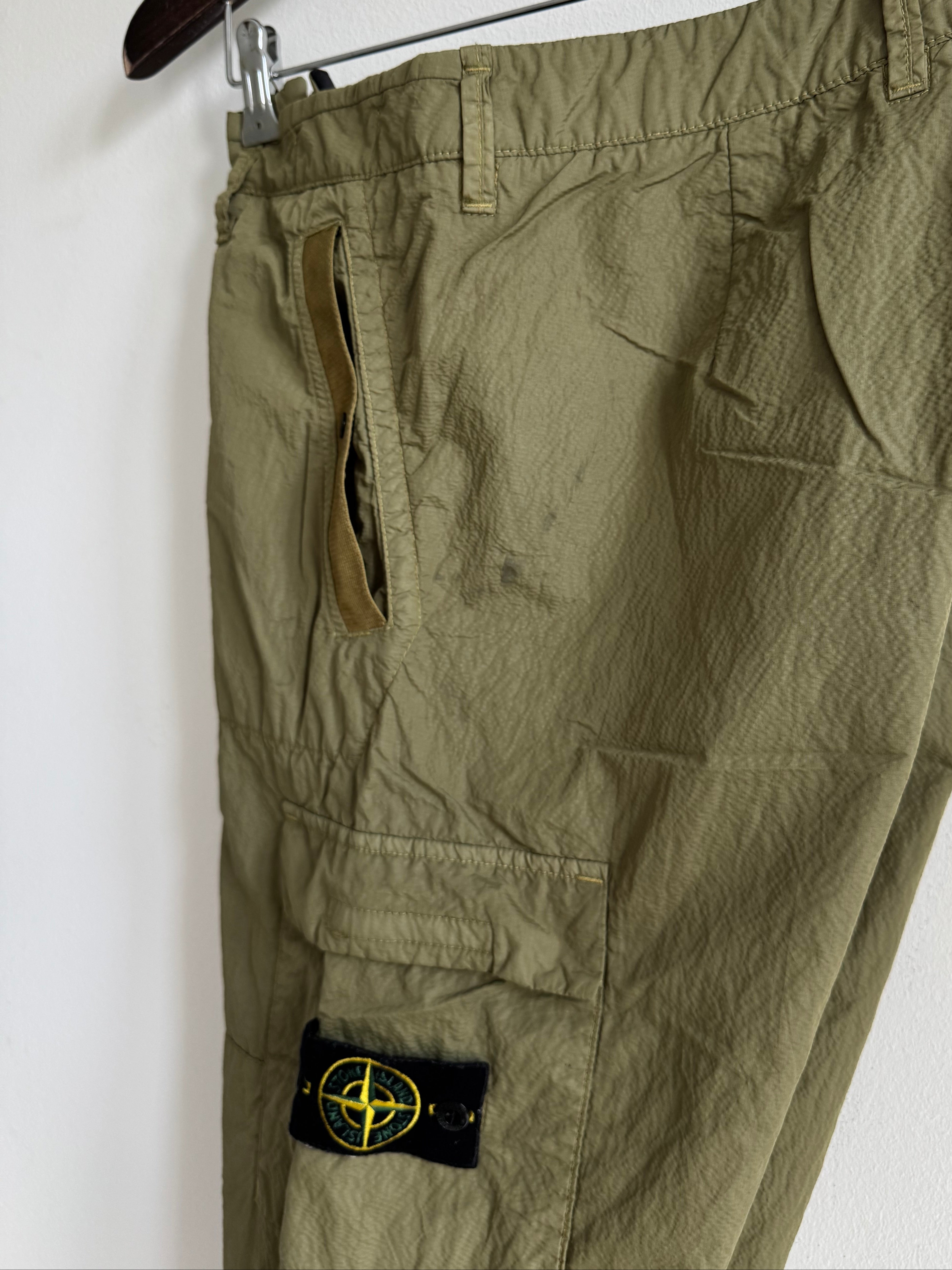 STONE ISLAND NYLON PANTS