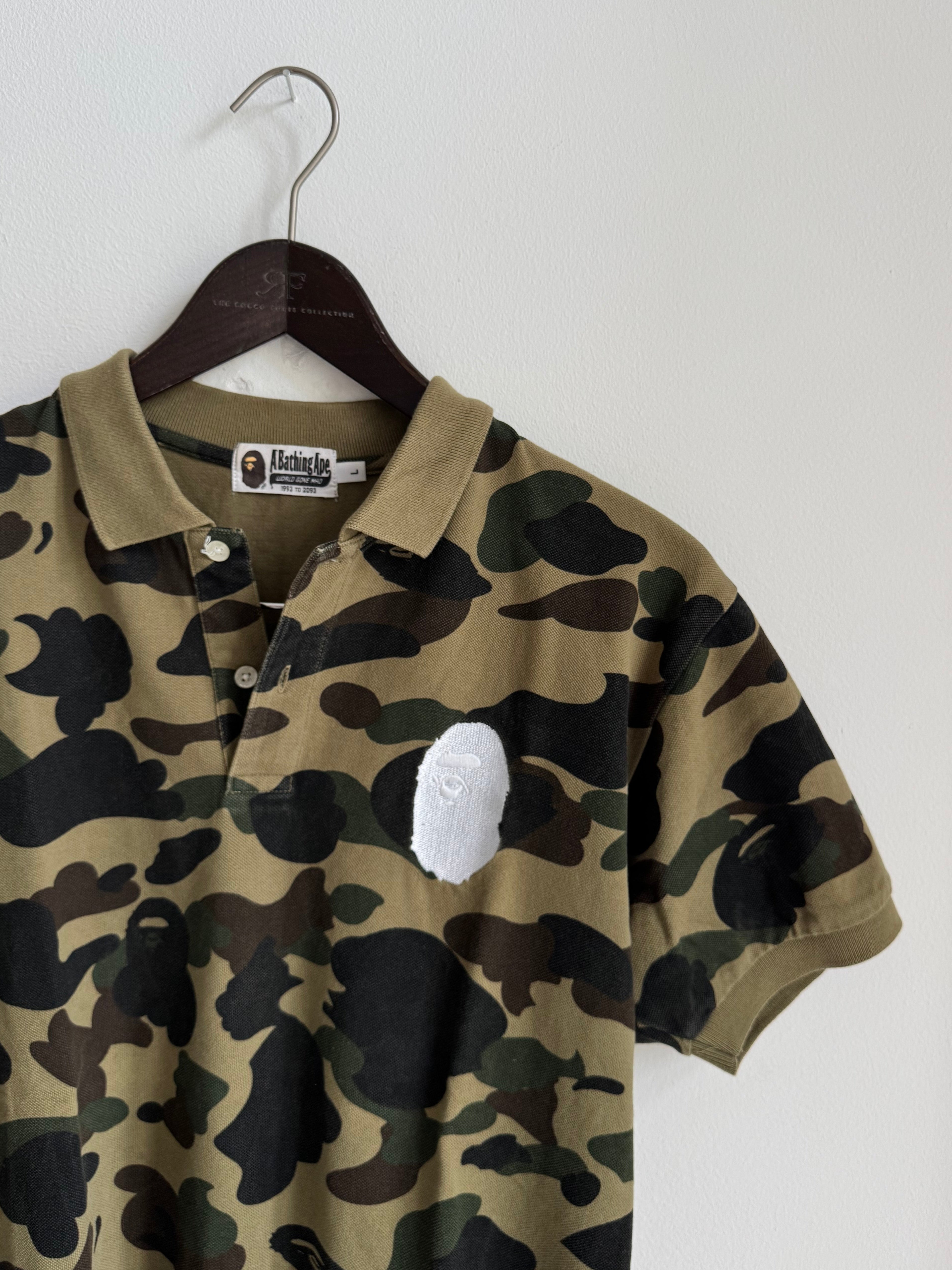 BAPE MONOGRAM POLO SHIRT