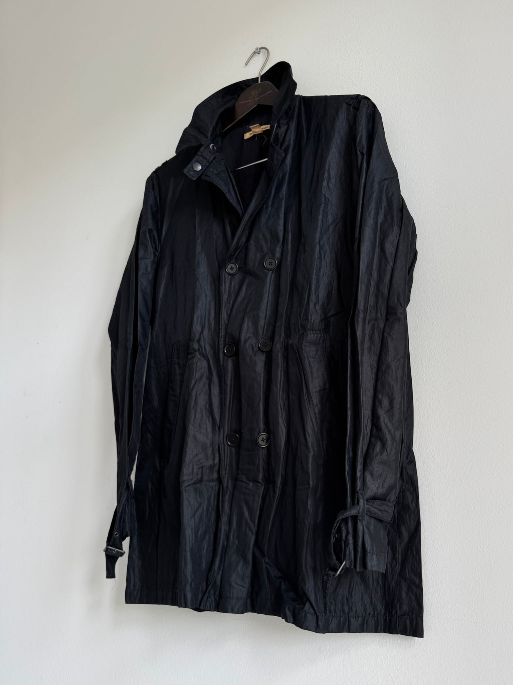 JOHN VARVATOS FACTORY WRINKLED COAT