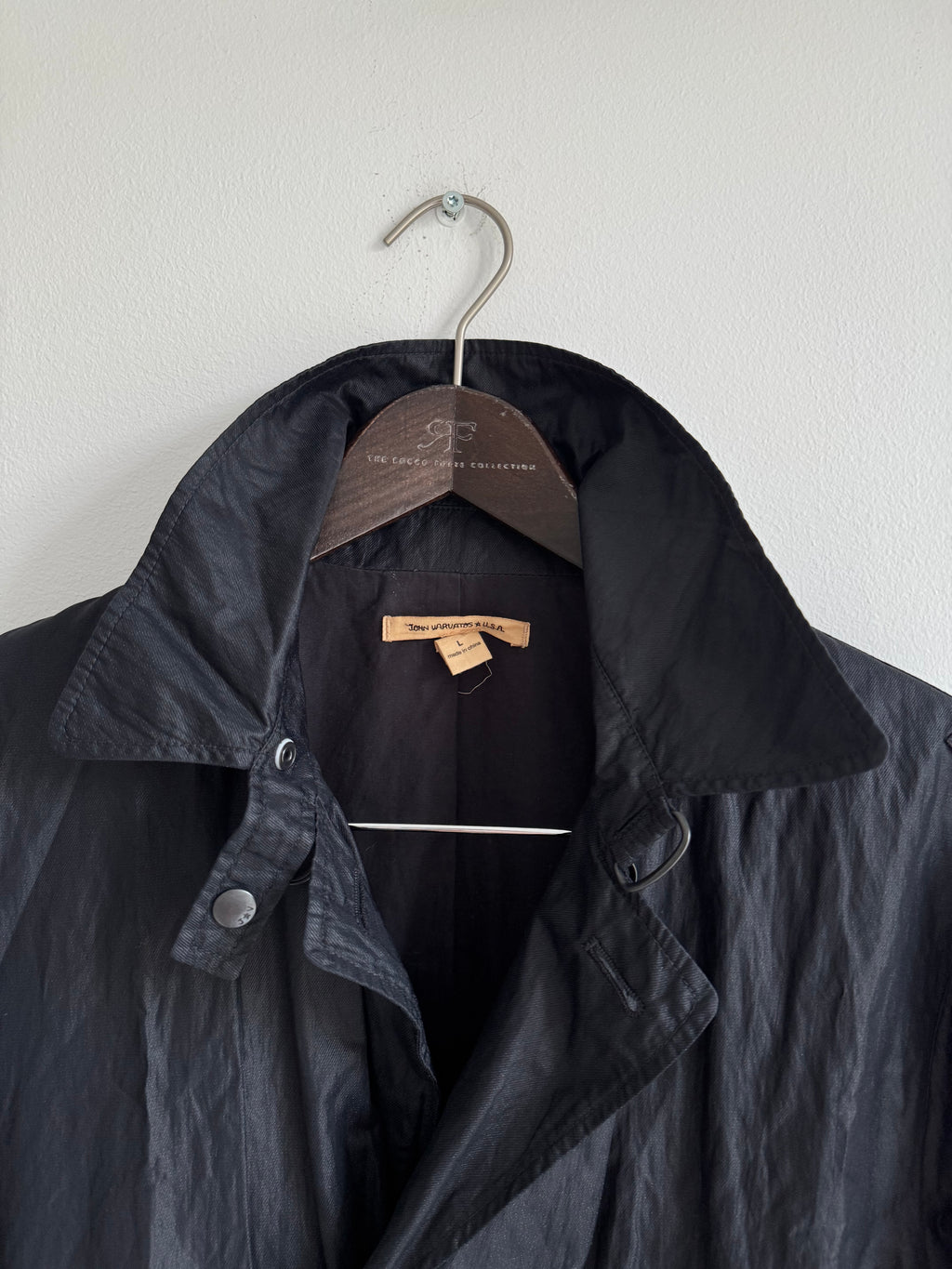 JOHN VARVATOS FACTORY WRINKLED COAT