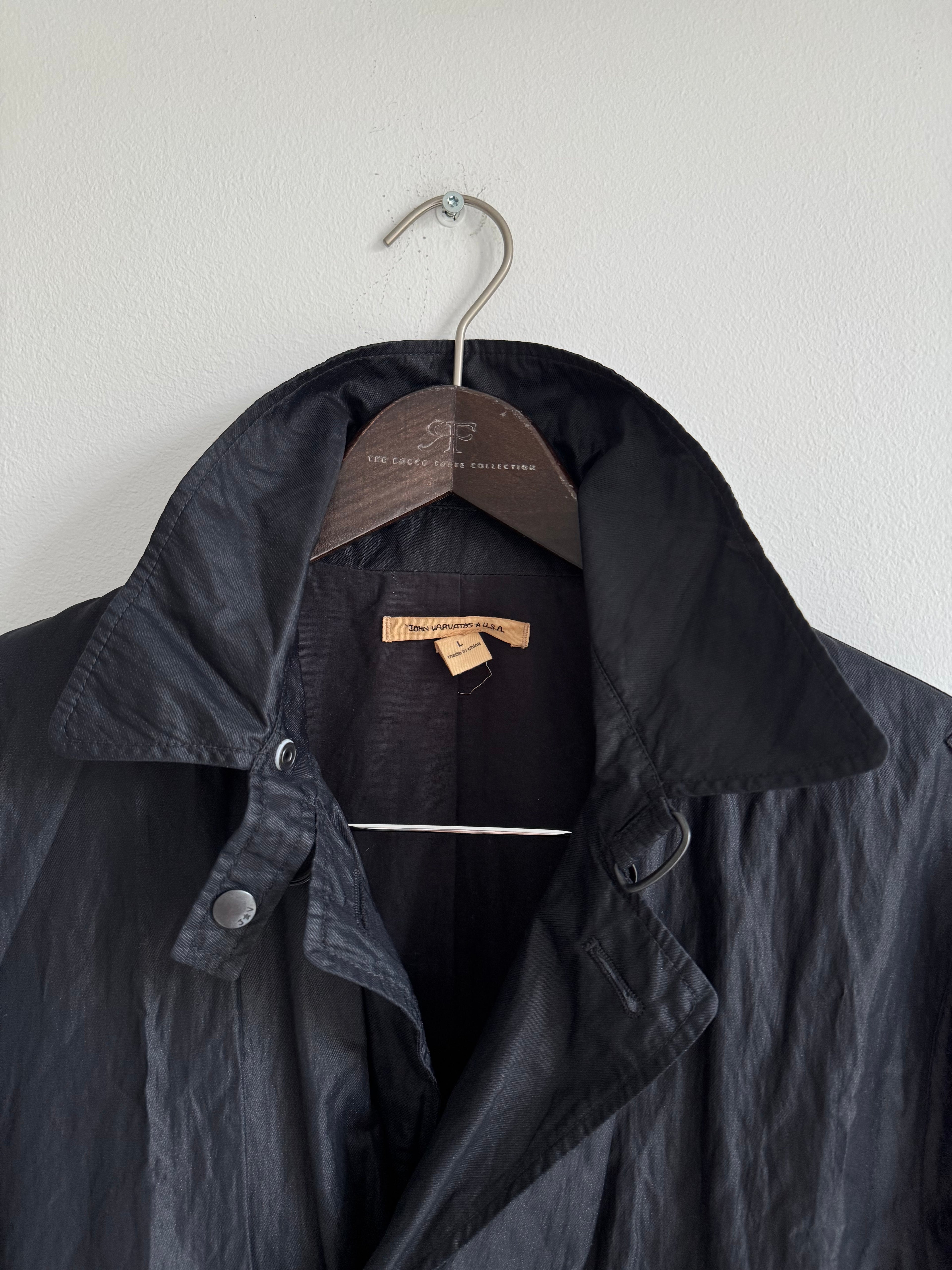 JOHN VARVATOS FACTORY WRINKLED COAT