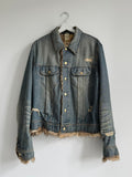 DOLCE GABBANA FUR JEANS JACKET