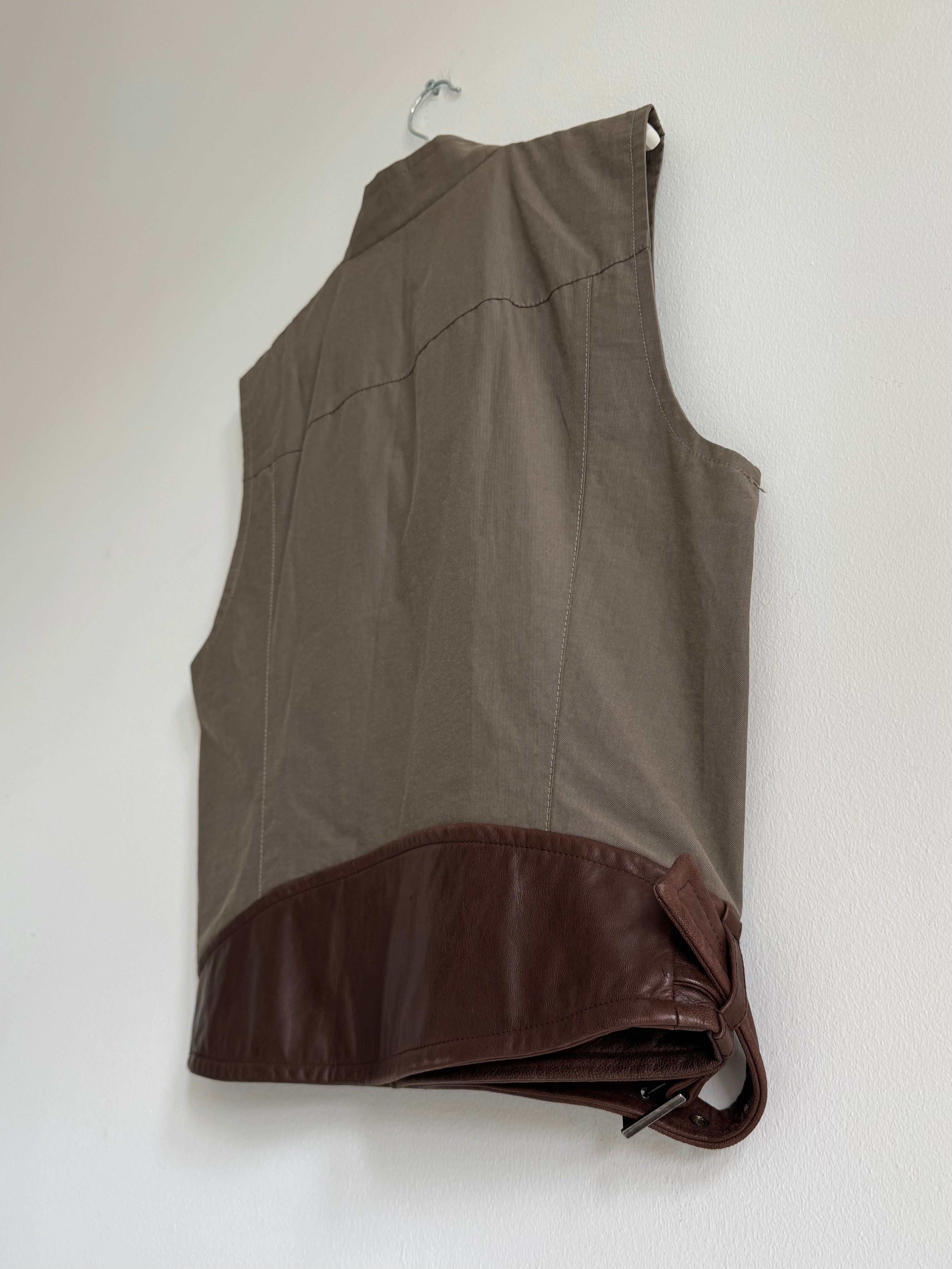 BIKKEMBERGS ASYMETRICAL VEST
