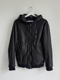DOLCE GABBANA LAMBSKIN ZIP HOODIE