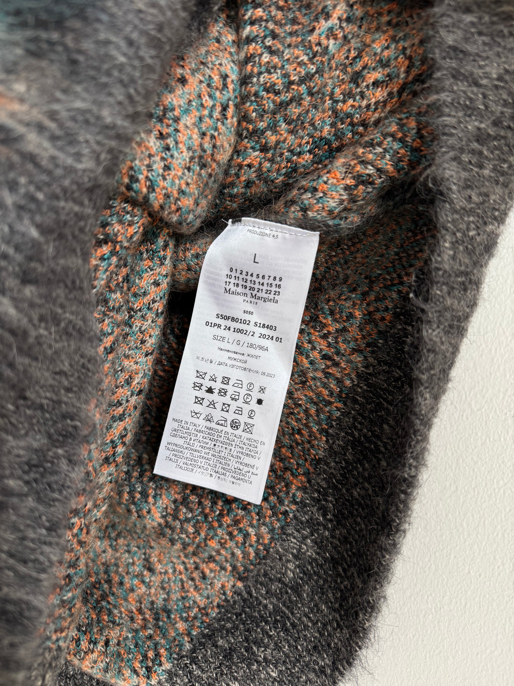 MAISON MARGIELA MOHAIR VEST