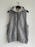 BALMAIN SLEEVELESS ZIP HOODIE VEST