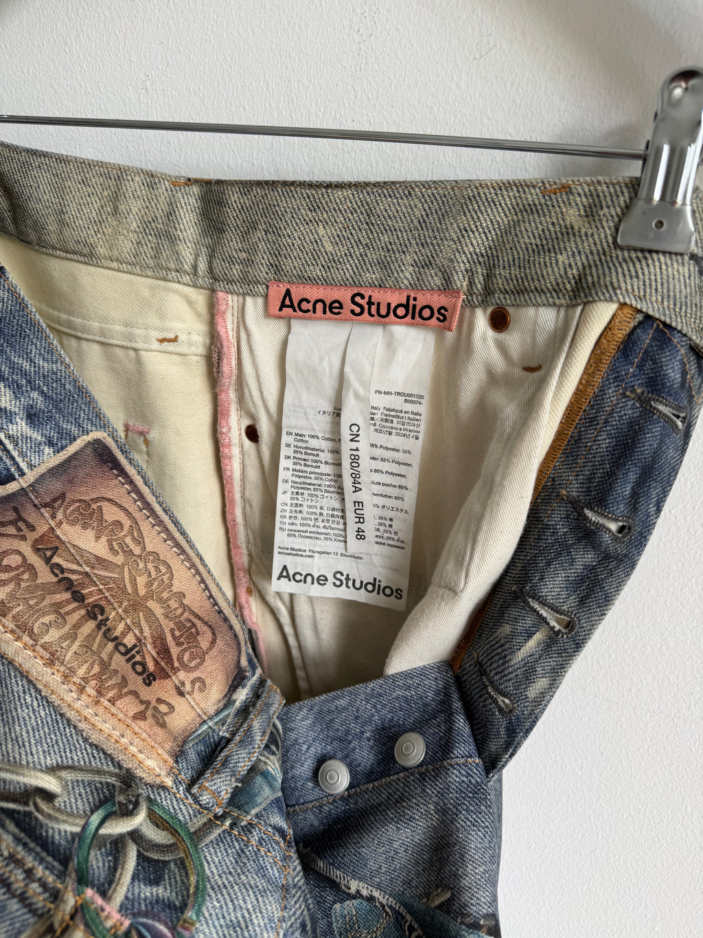 ACNE STUDIOS 1981M TROMPE JEANS