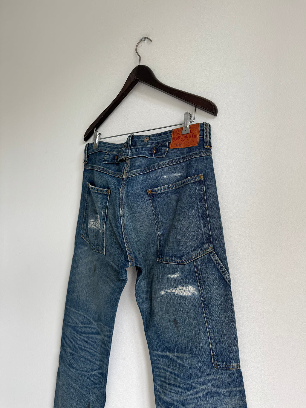 RALPH LAUREN RRL DISTRESSED SELVEDGE DENIM