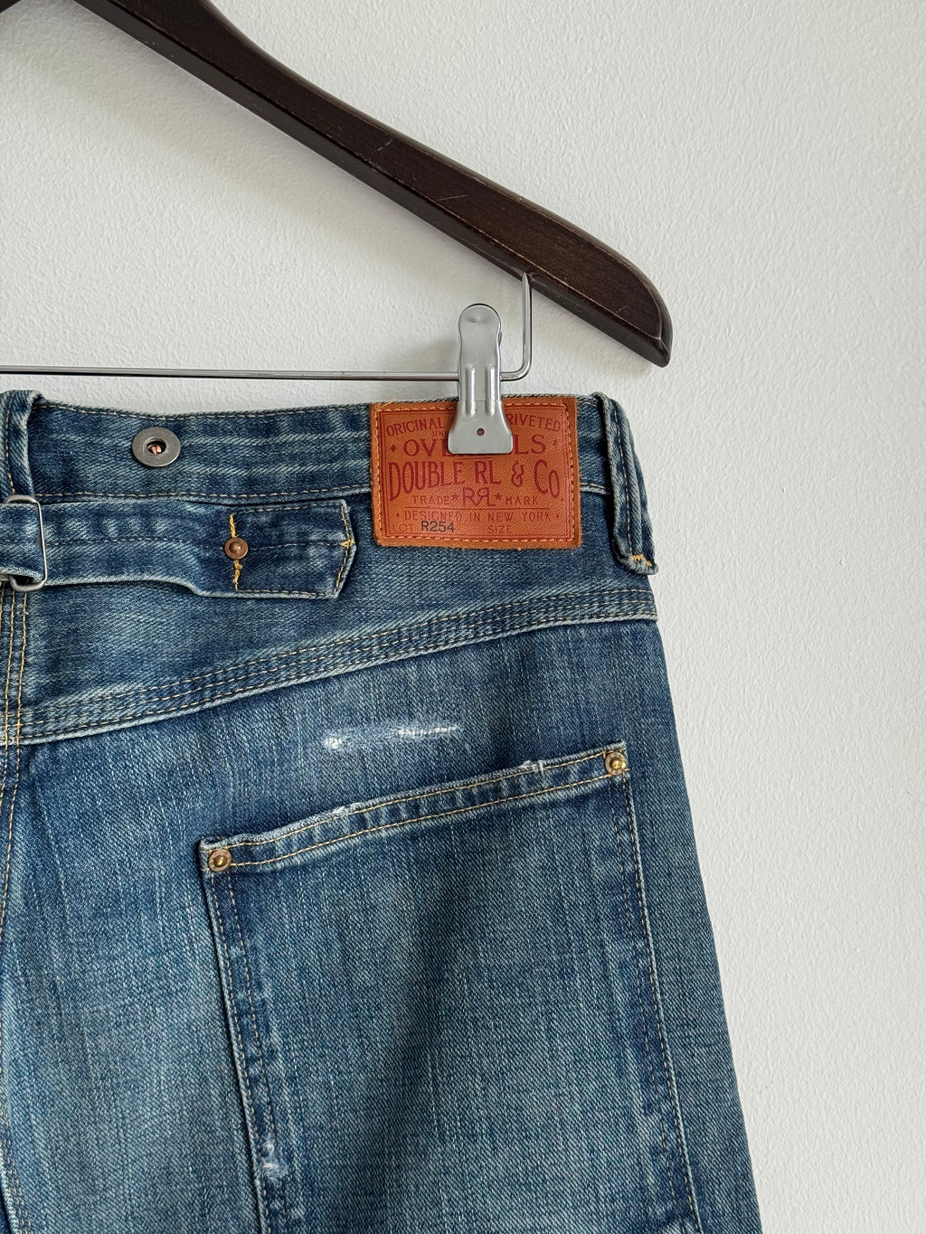 RALPH LAUREN RRL DISTRESSED SELVEDGE DENIM