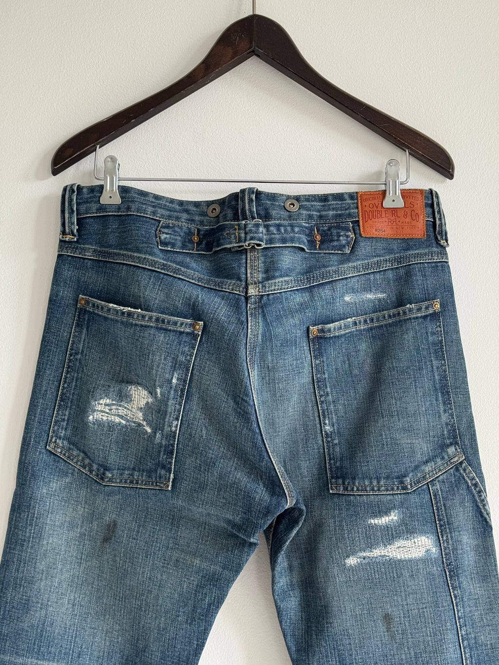 RALPH LAUREN RRL DISTRESSED SELVEDGE DENIM