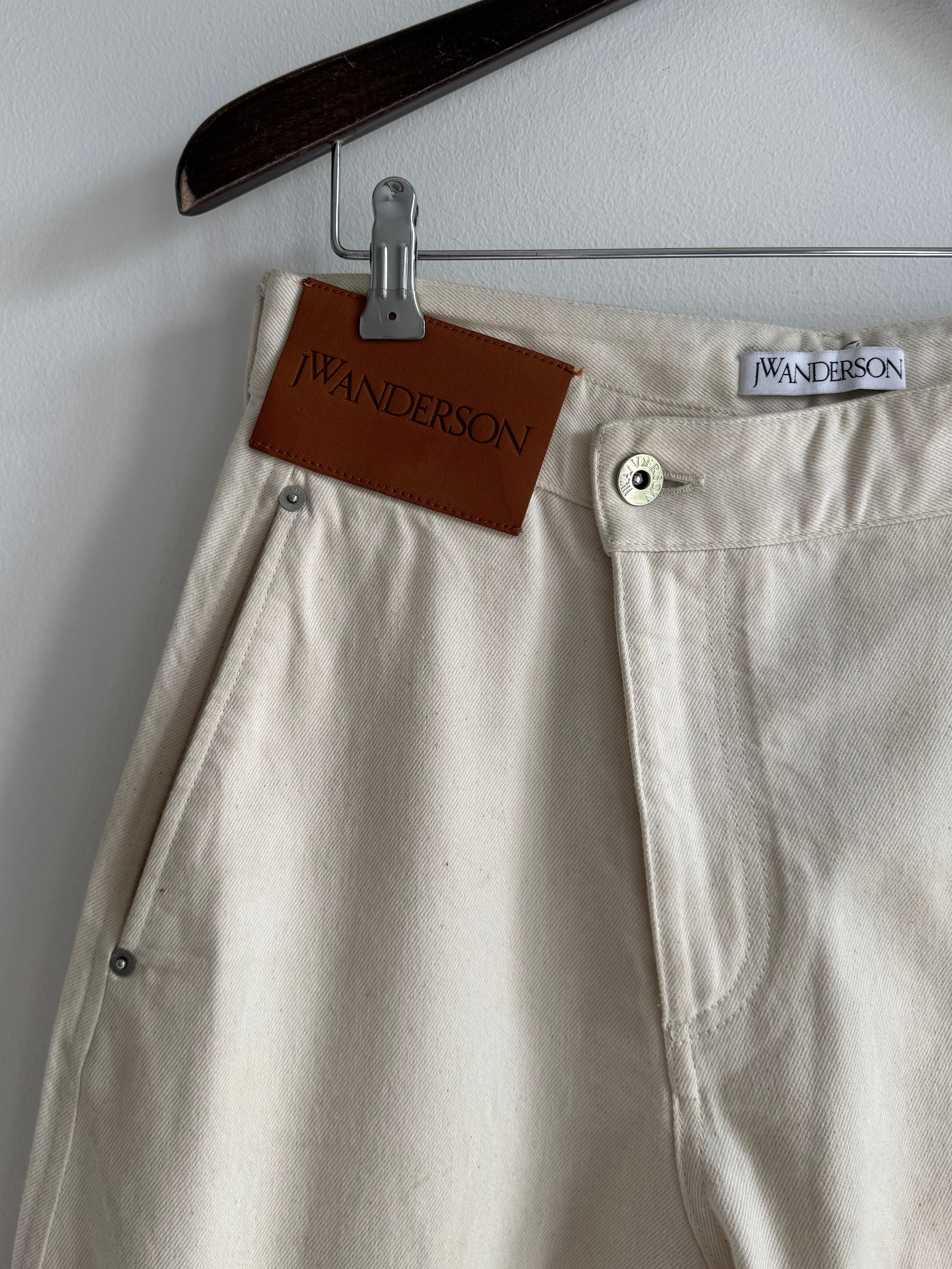 JW ANDERSON REMBRANDT TWISTED WORKWEAR JEANS