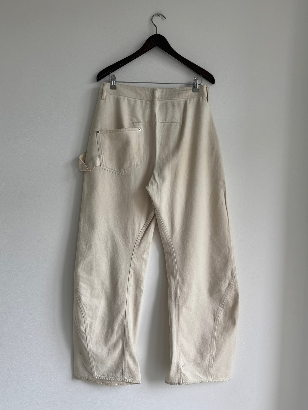 JW ANDERSON REMBRANDT TWISTED WORKWEAR JEANS