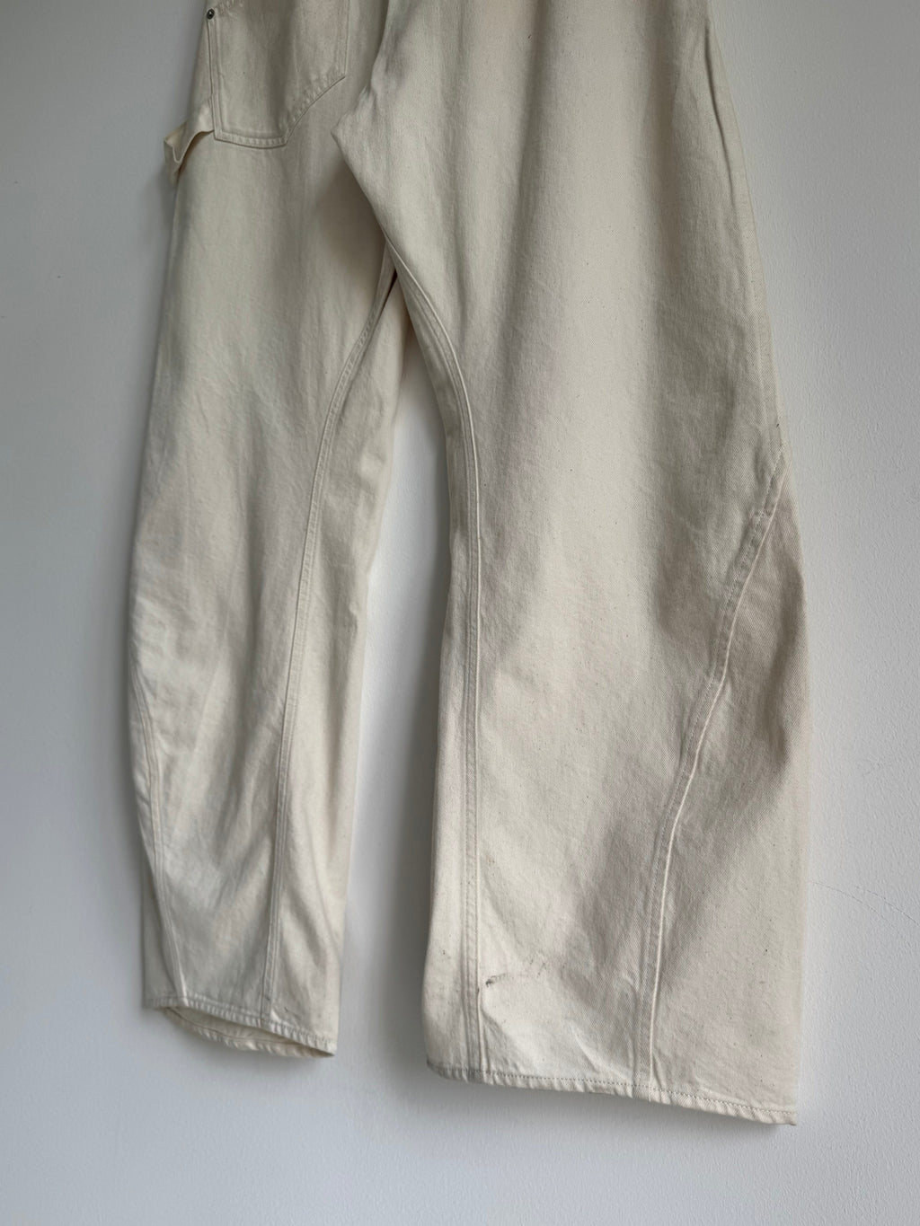 JW ANDERSON REMBRANDT TWISTED WORKWEAR JEANS