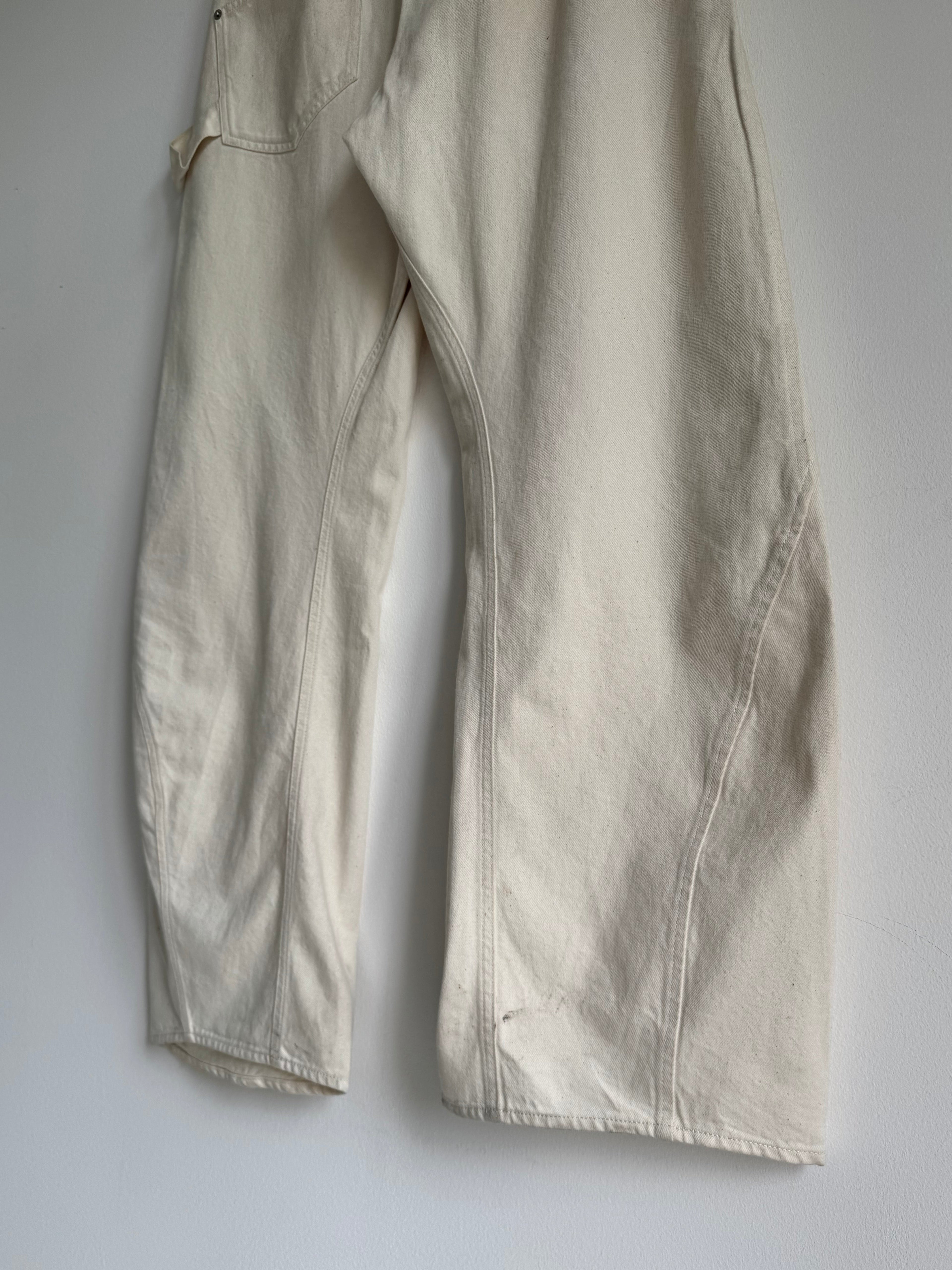 JW ANDERSON REMBRANDT TWISTED WORKWEAR JEANS