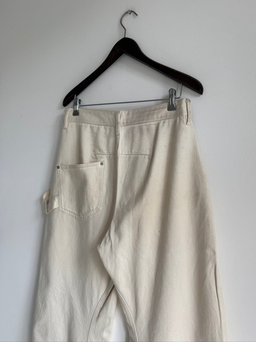 JW ANDERSON REMBRANDT TWISTED WORKWEAR JEANS
