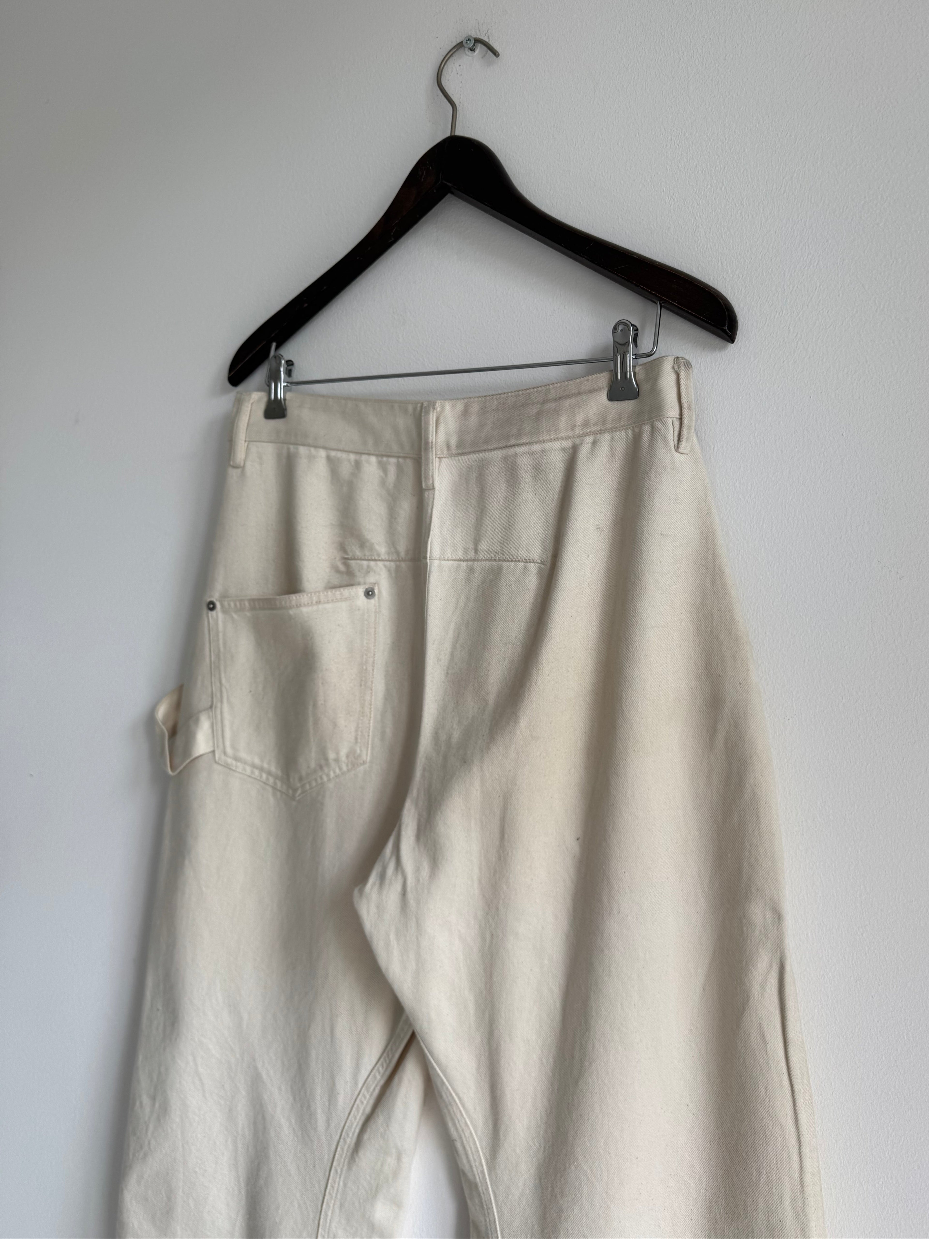JW ANDERSON REMBRANDT TWISTED WORKWEAR JEANS