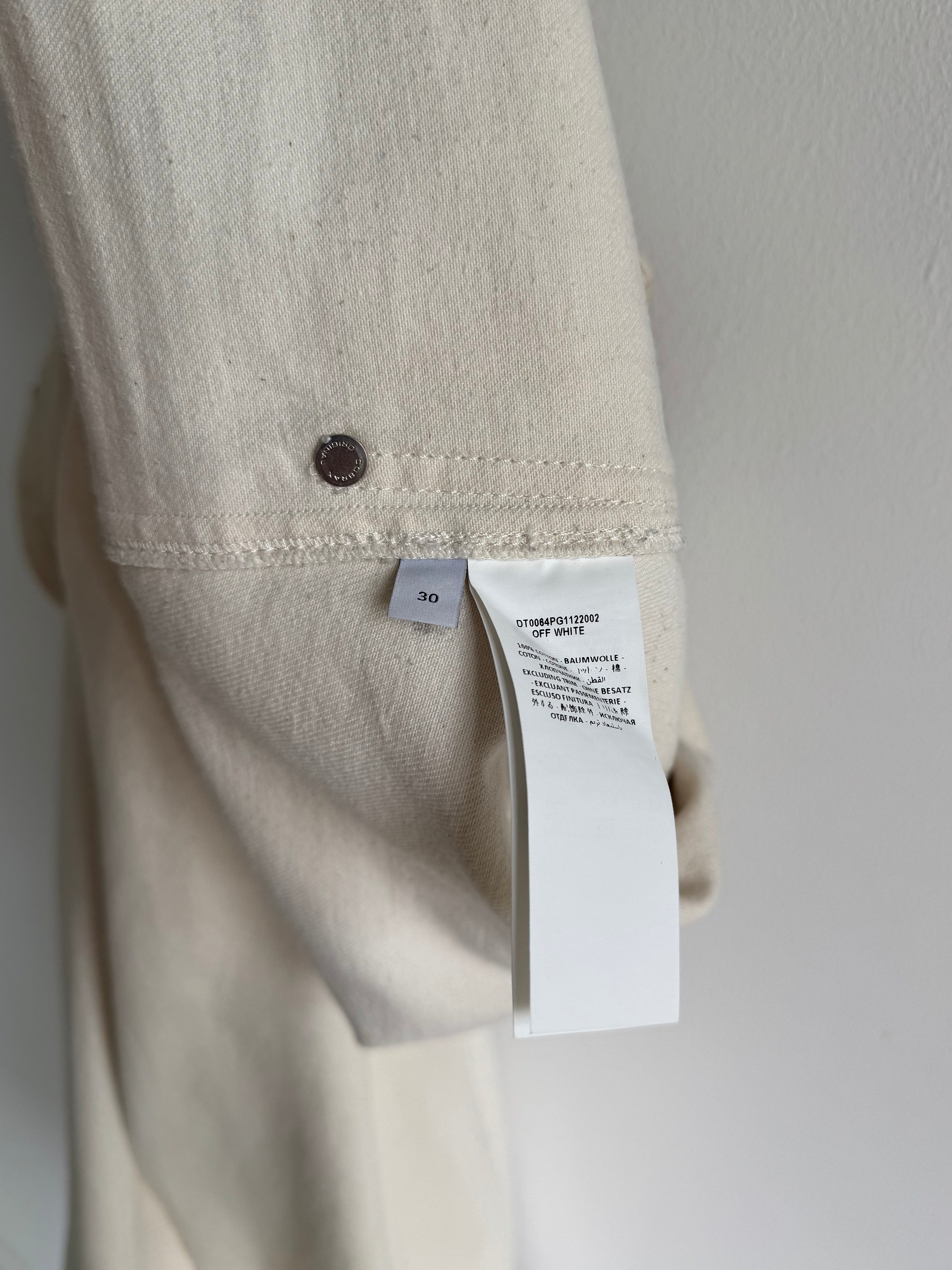 JW ANDERSON REMBRANDT TWISTED WORKWEAR JEANS