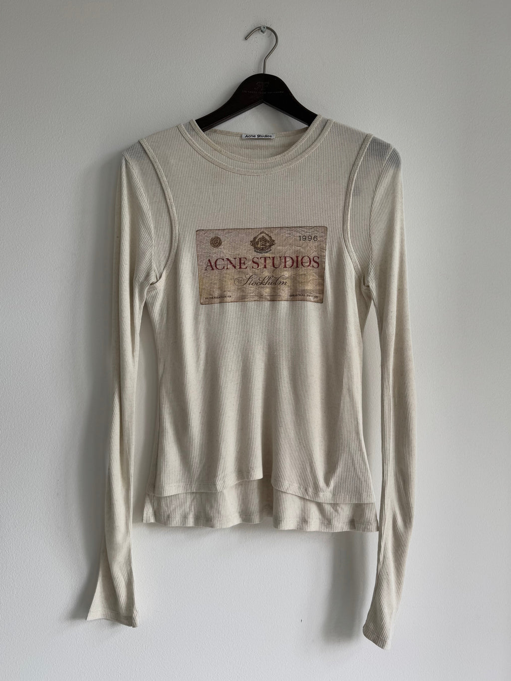 ACNE STUDIOS DOUBLE LAYERED LONGLEEVE