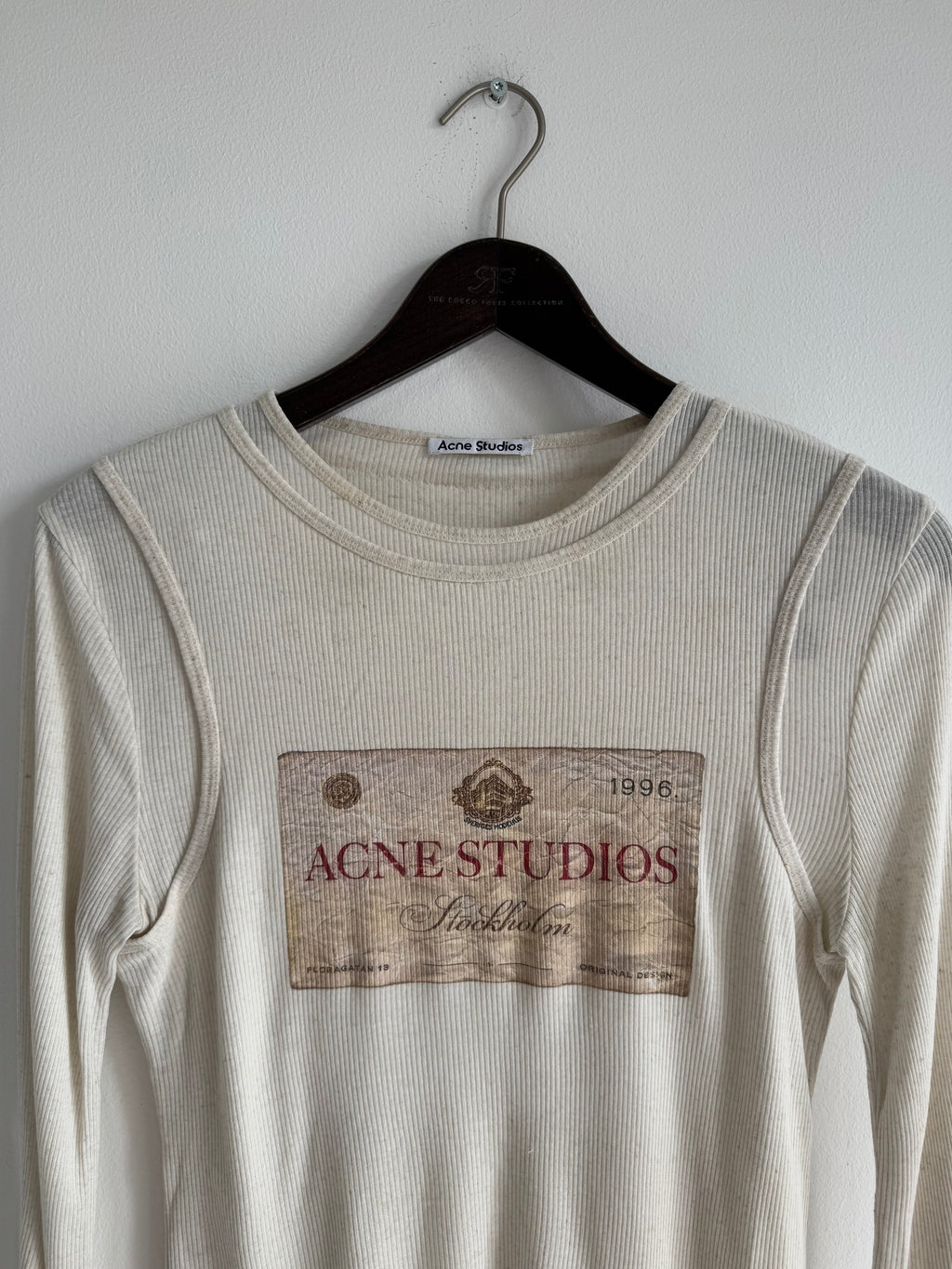ACNE STUDIOS DOUBLE LAYERED LONGLEEVE