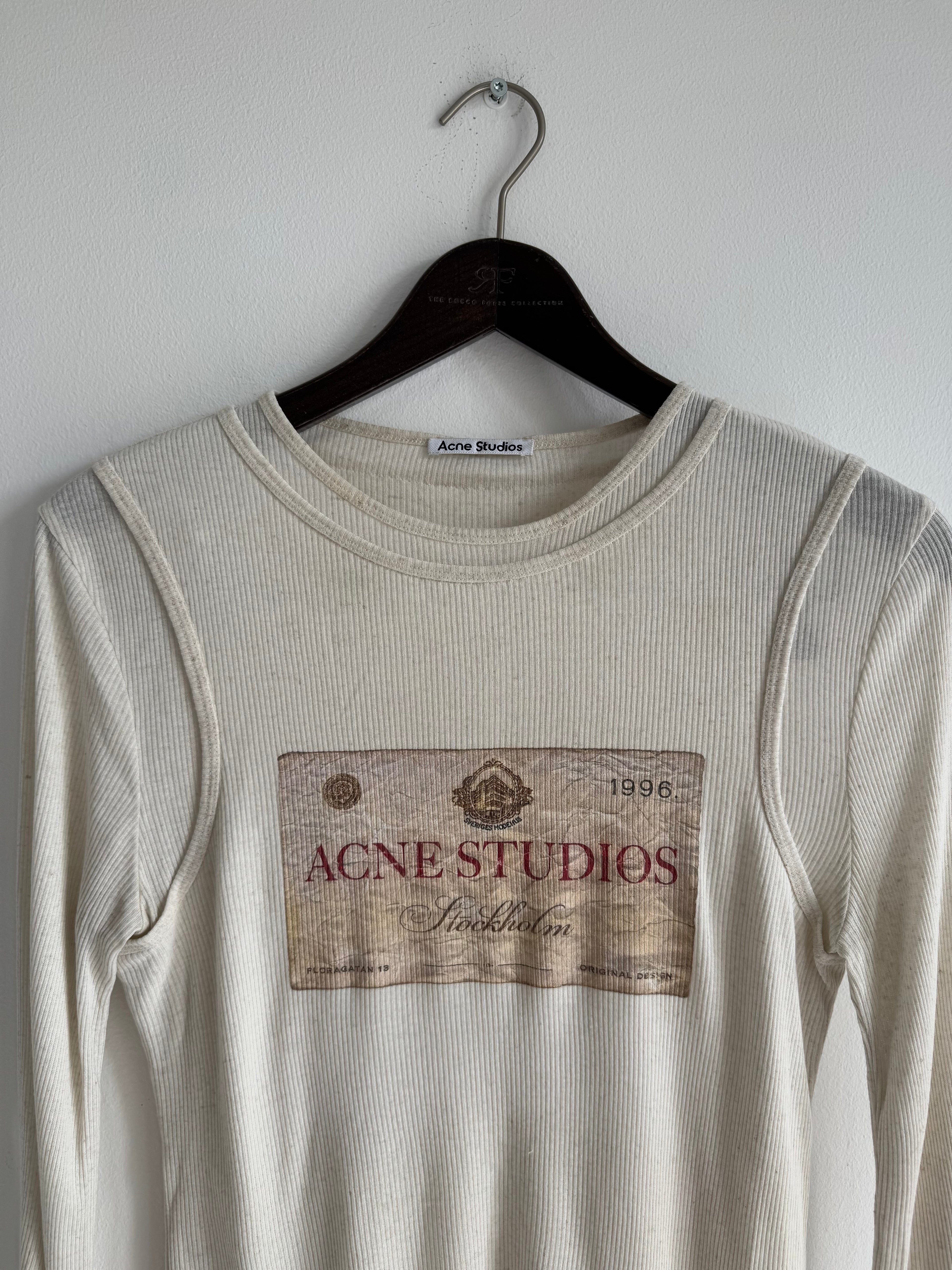 ACNE STUDIOS DOUBLE LAYERED LONGLEEVE