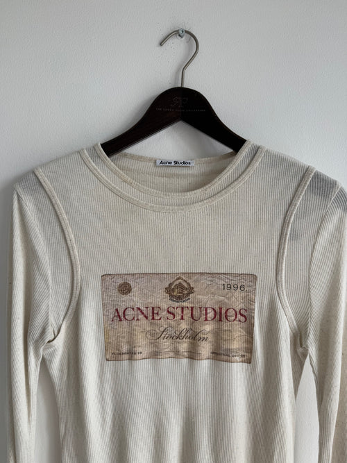ACNE STUDIOS DOUBLE LAYERED LONGLEEVE