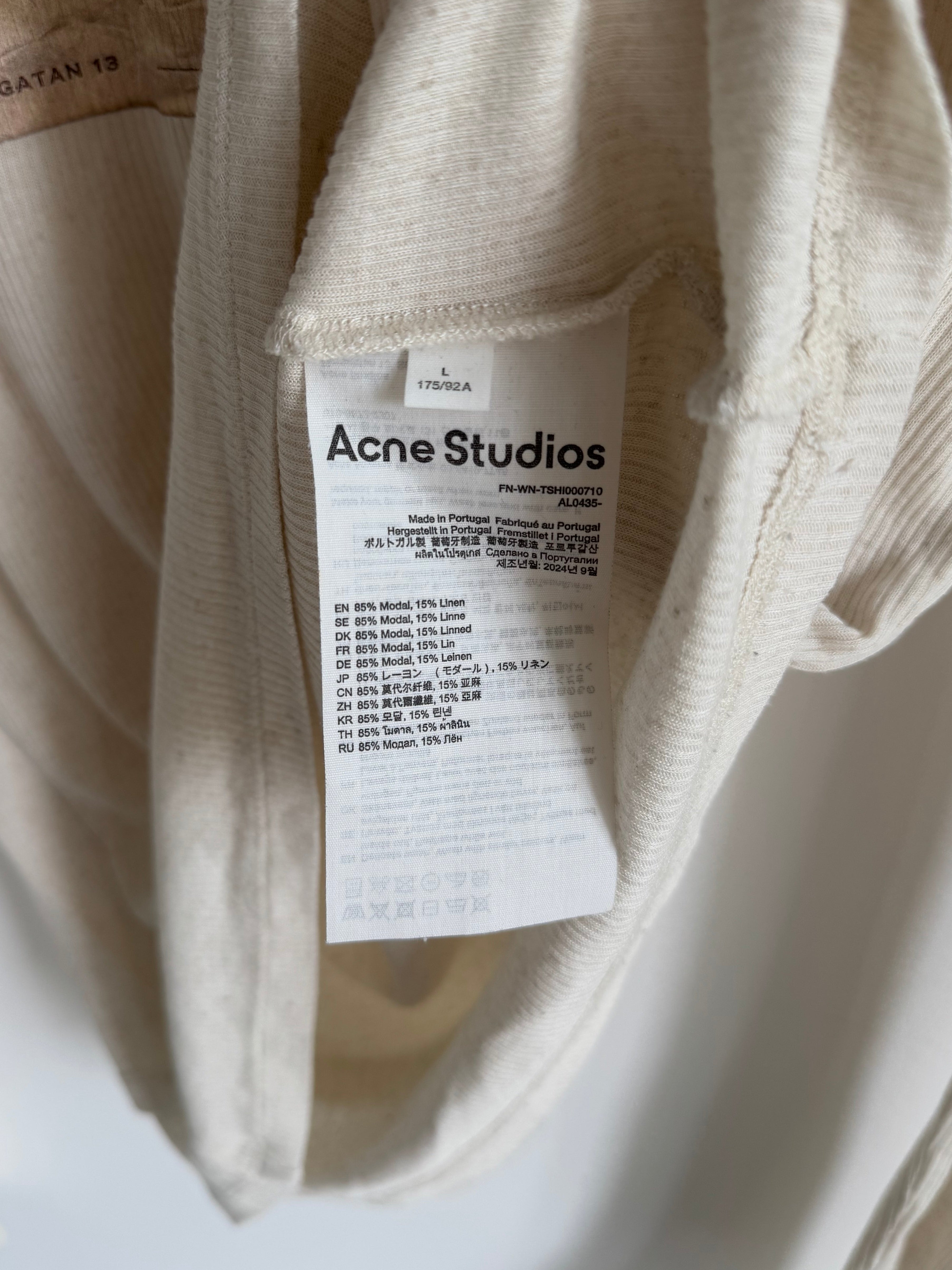 ACNE STUDIOS DOUBLE LAYERED LONGLEEVE