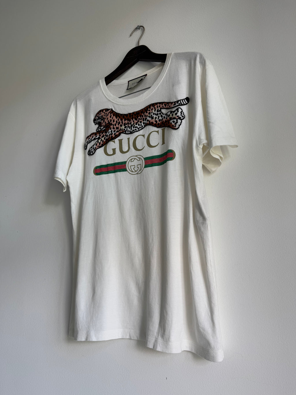 GUCCI LEOPARD LOGO TEE SS17
