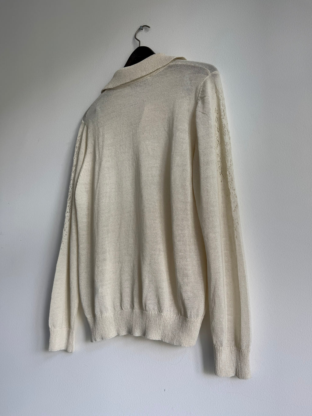 OUR LEGACY GRANNY KNIT POLO LONGSLEEVE