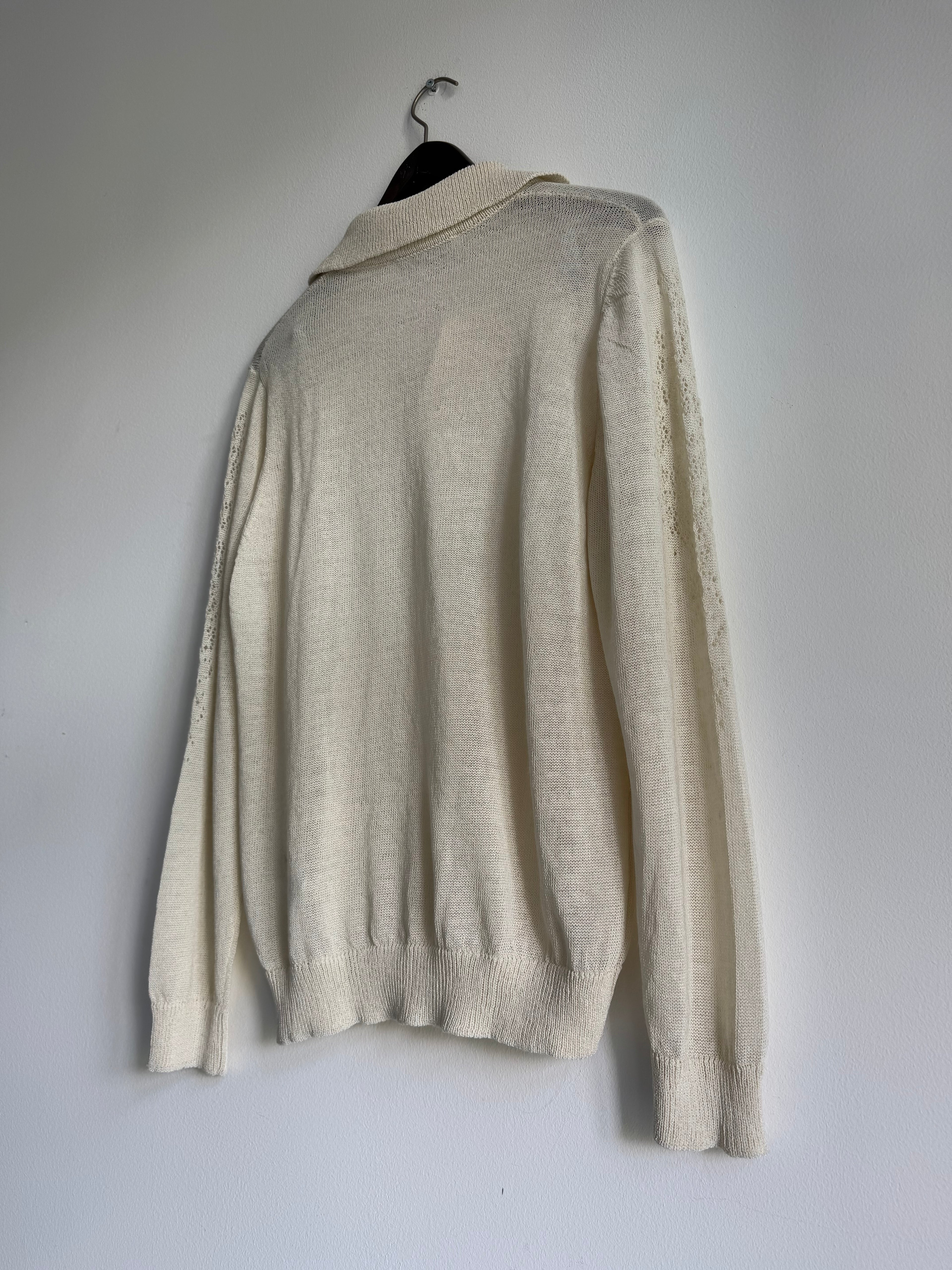 OUR LEGACY GRANNY KNIT POLO LONGSLEEVE