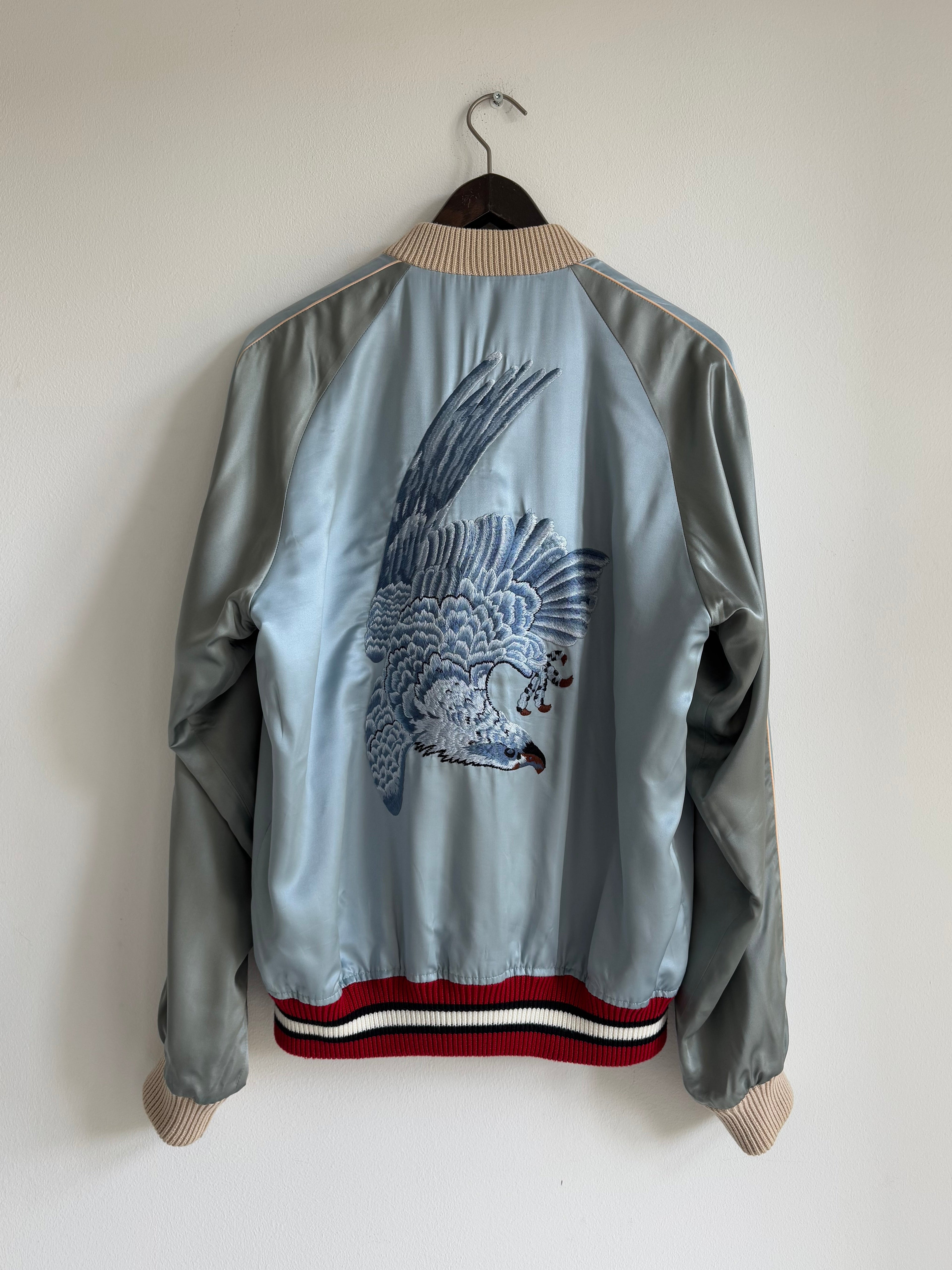 GUCCI REVERSIBLE SOUVENIR BOMBER JACKET